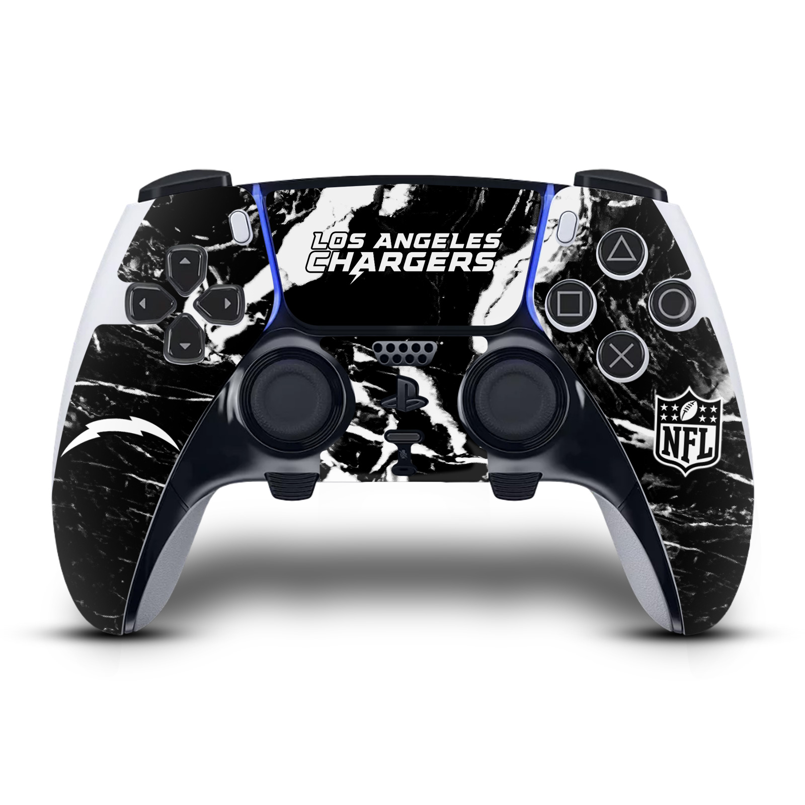 NFL LOS ANGELES CHARGERS VINYL SKIN DECAL FOR SONY PS5 DUALSENSE EDGE CONTROLLER