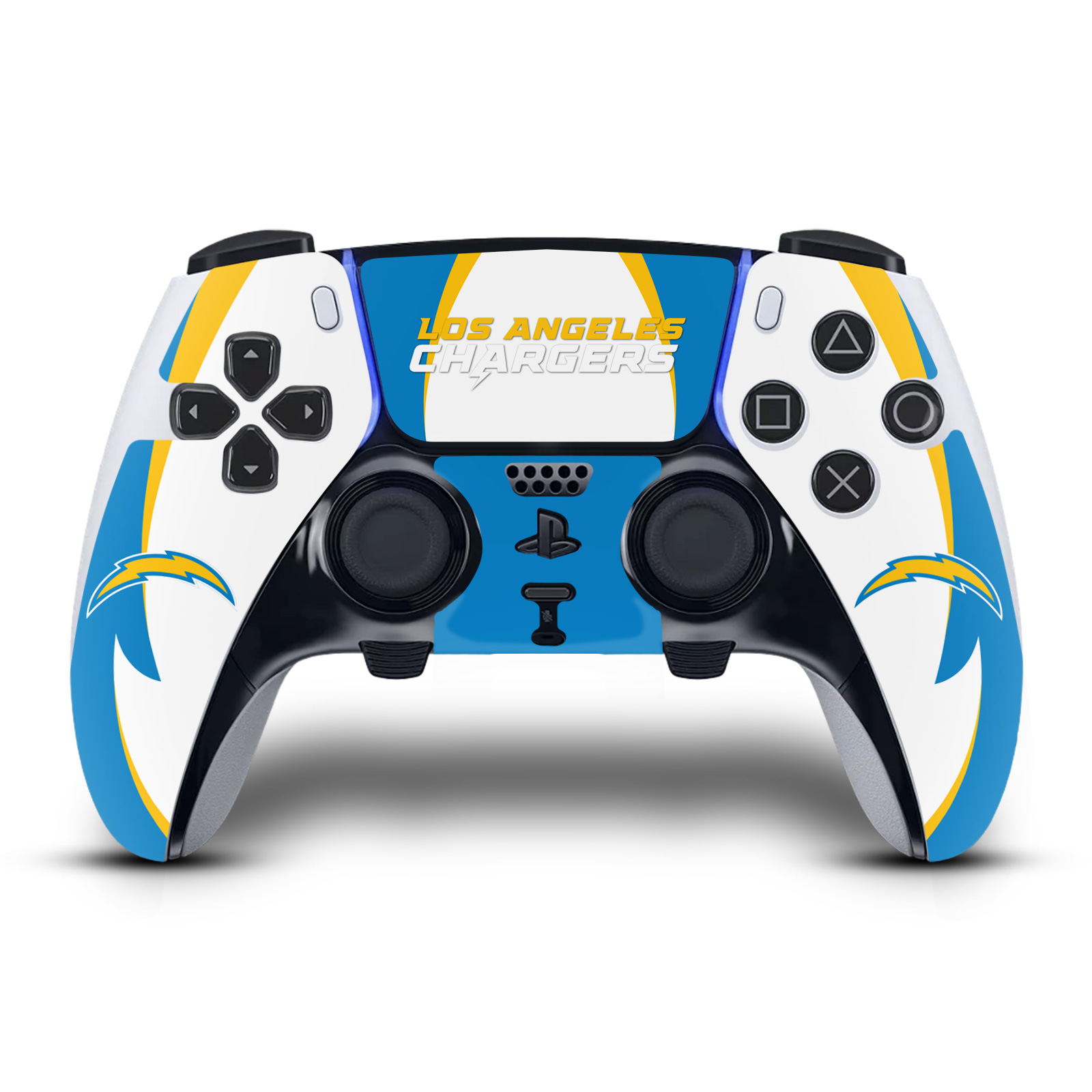 NFL LOS ANGELES CHARGERS VINYL SKIN DECAL FOR SONY PS5 DUALSENSE EDGE CONTROLLER