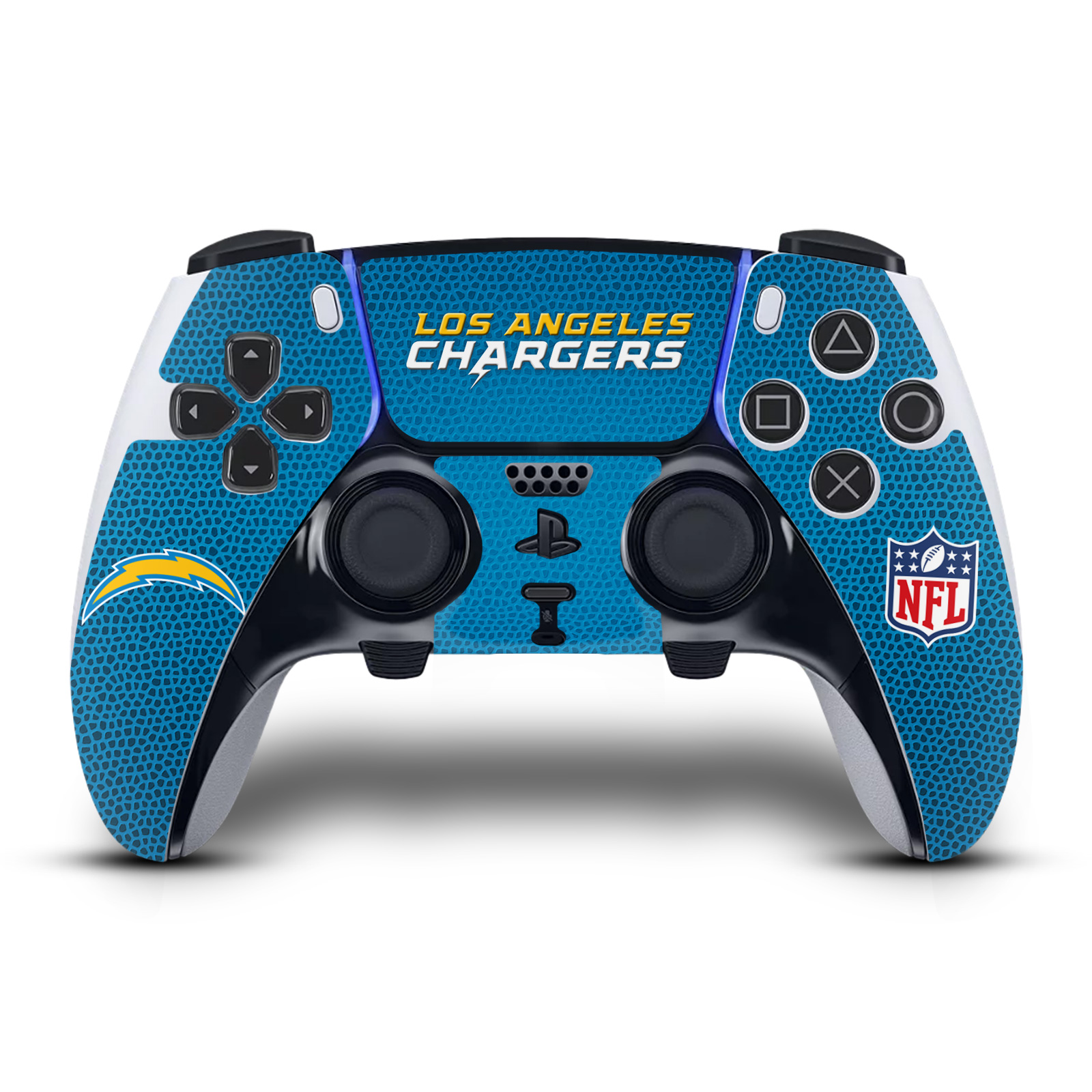 NFL LOS ANGELES CHARGERS VINYL SKIN DECAL FOR SONY PS5 DUALSENSE EDGE CONTROLLER