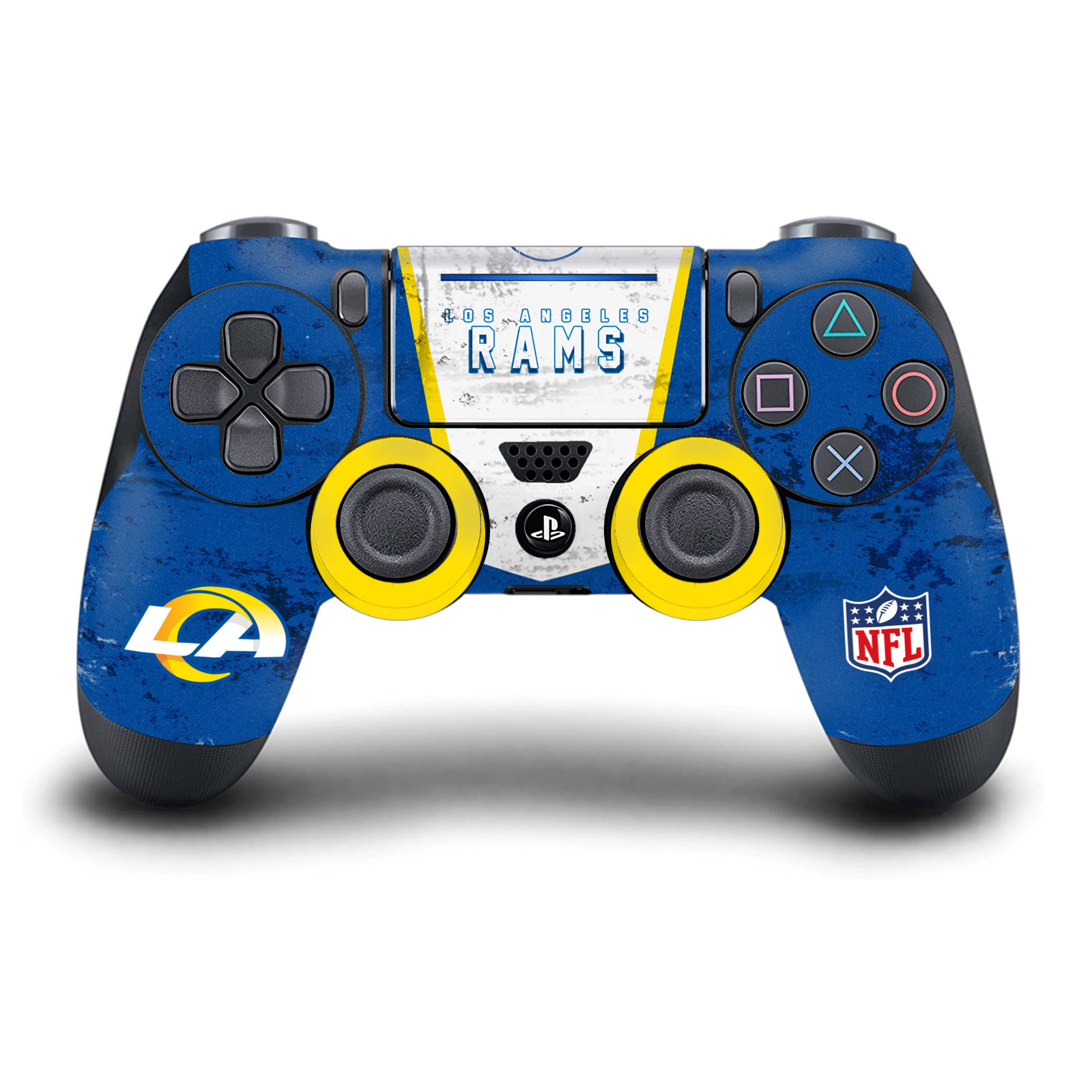 OFFICIAL NFL LOS ANGELES RAMS VINYL SKIN DECAL FOR DUALSHOCK 4 CONTROLLER