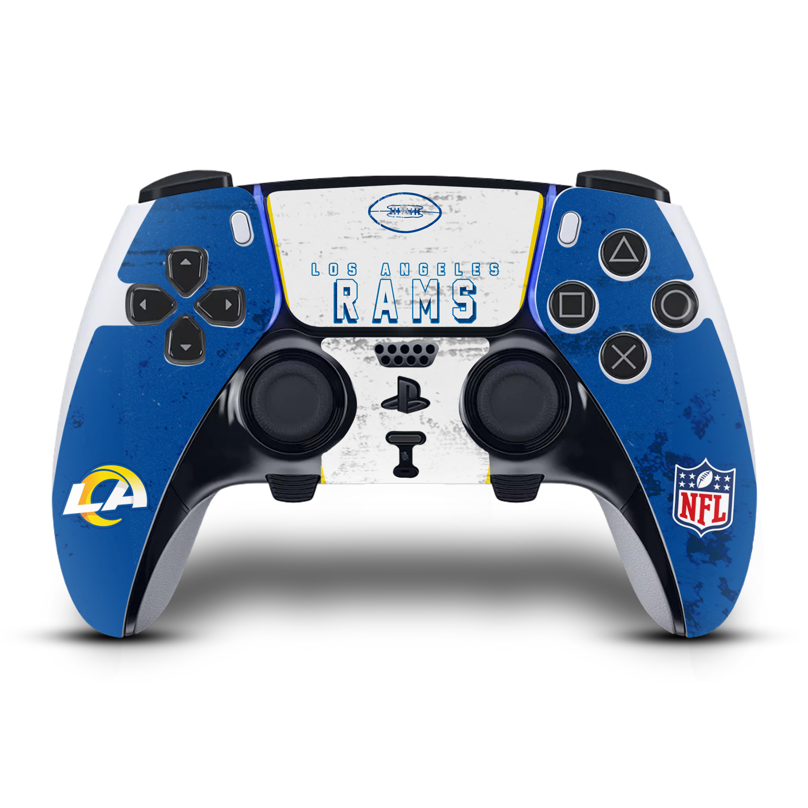 OFFICIAL NFL LOS ANGELES RAMS VINYL SKIN FOR SONY PS5 DUALSENSE EDGE CONTROLLER