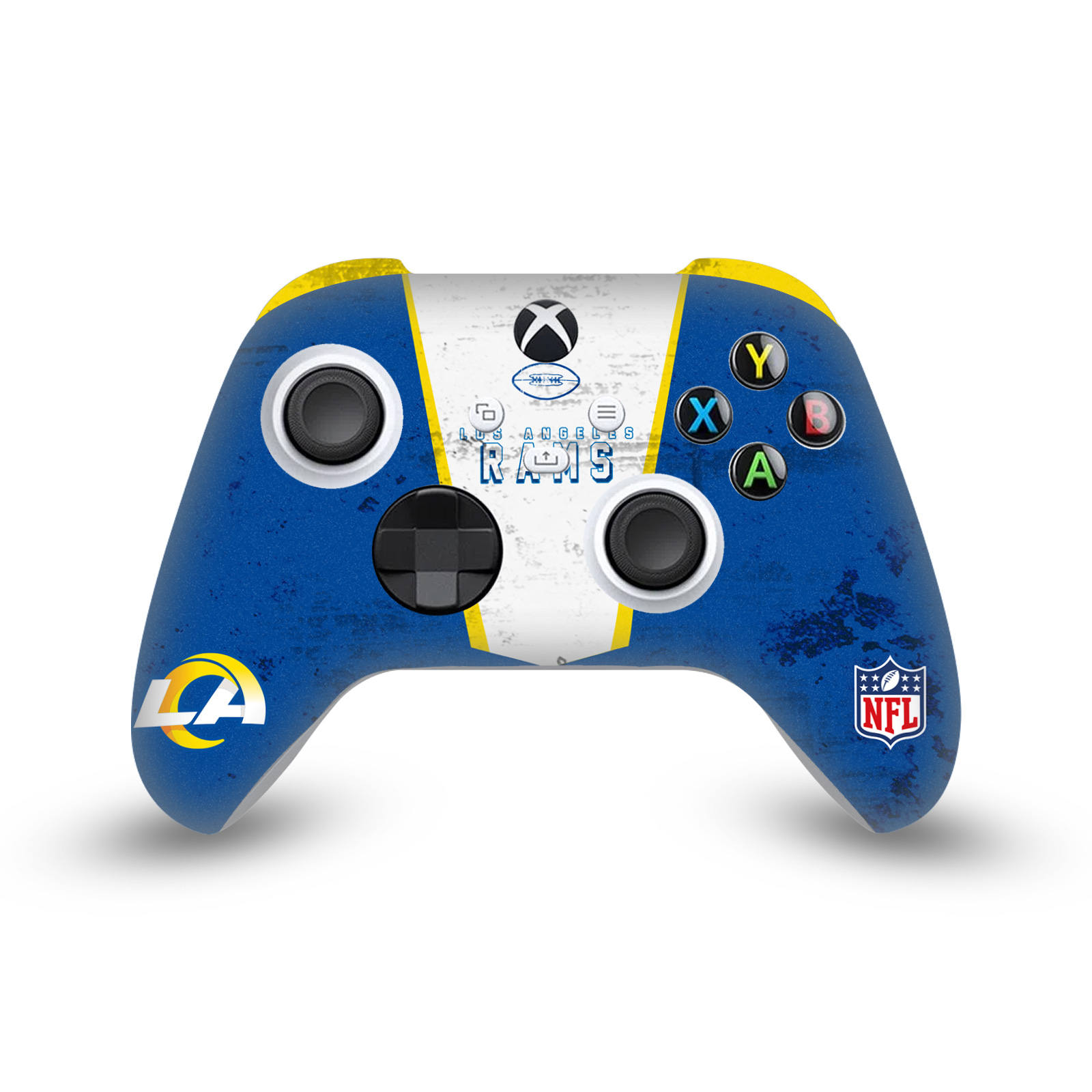 OFFICIAL NFL LOS ANGELES RAMS VINYL SKIN FOR XBOX SERIES X / SERIES S CONTROLLER