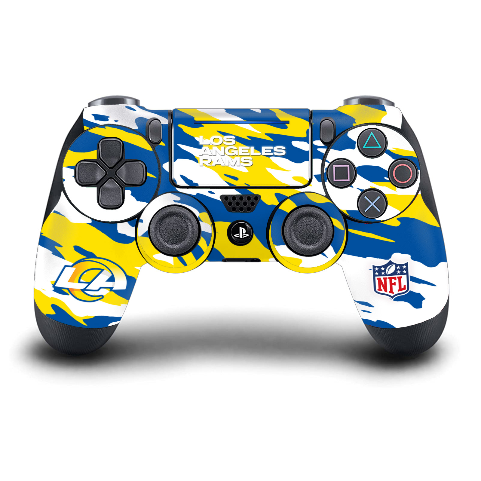 OFFICIAL NFL LOS ANGELES RAMS VINYL SKIN DECAL FOR DUALSHOCK 4 CONTROLLER