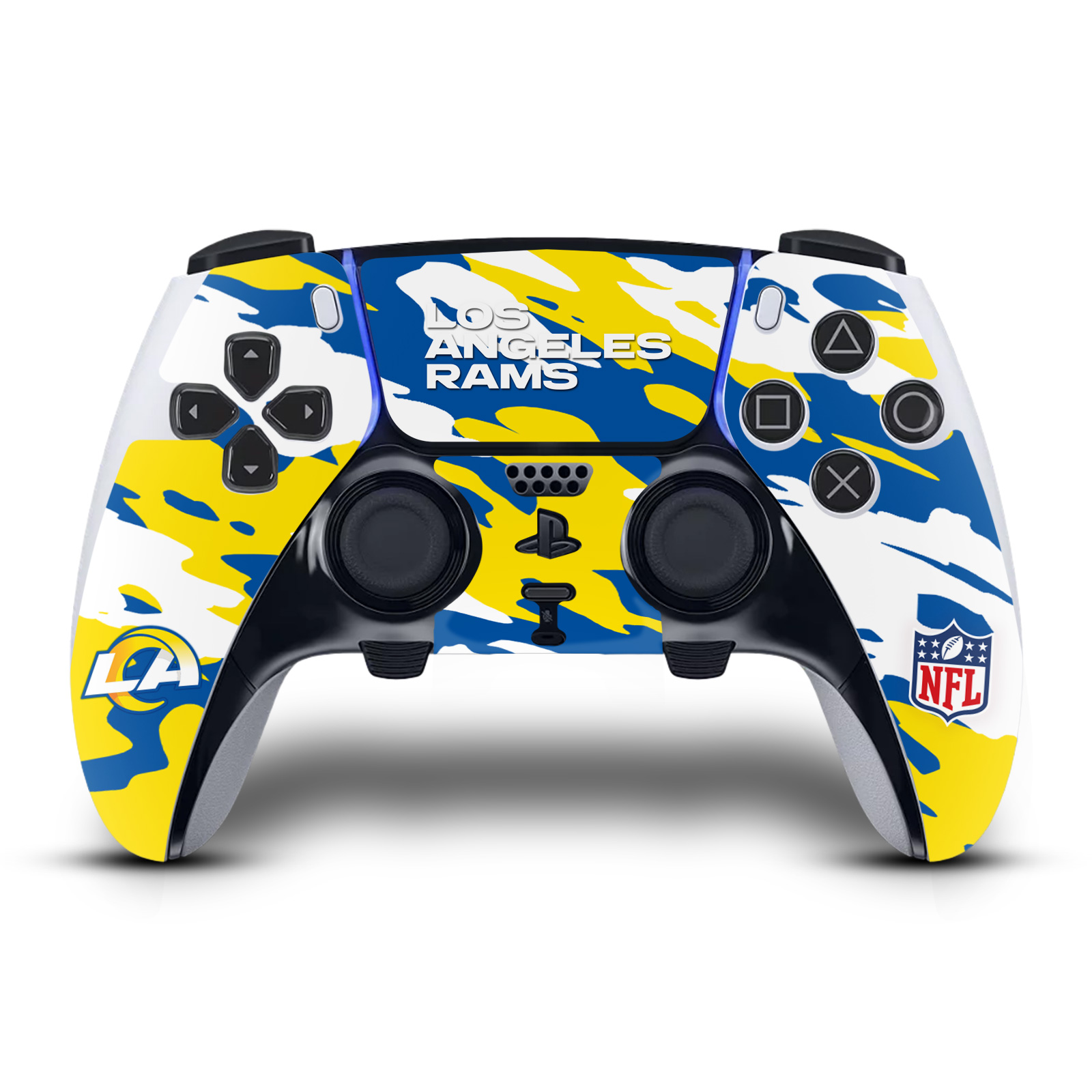 OFFICIAL NFL LOS ANGELES RAMS VINYL SKIN FOR SONY PS5 DUALSENSE EDGE CONTROLLER