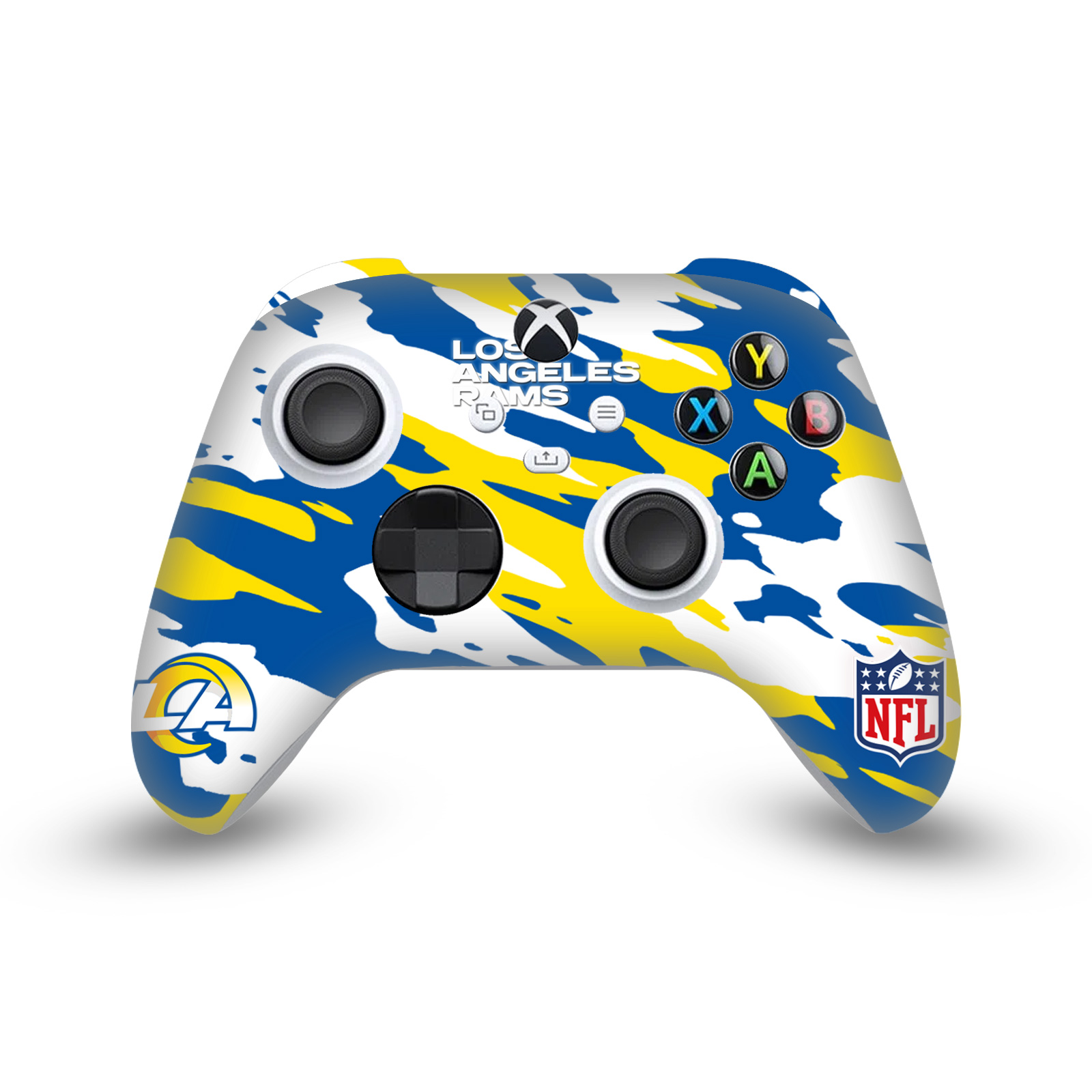 OFFICIAL NFL LOS ANGELES RAMS VINYL SKIN FOR XBOX SERIES X / SERIES S CONTROLLER