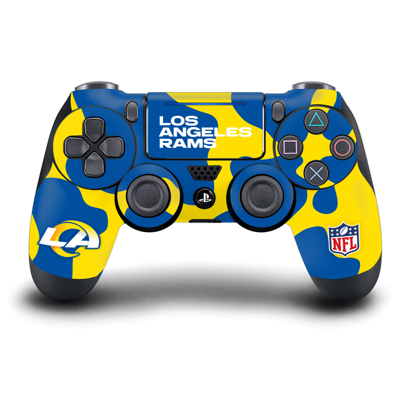 OFFICIAL NFL LOS ANGELES RAMS VINYL SKIN DECAL FOR DUALSHOCK 4 CONTROLLER