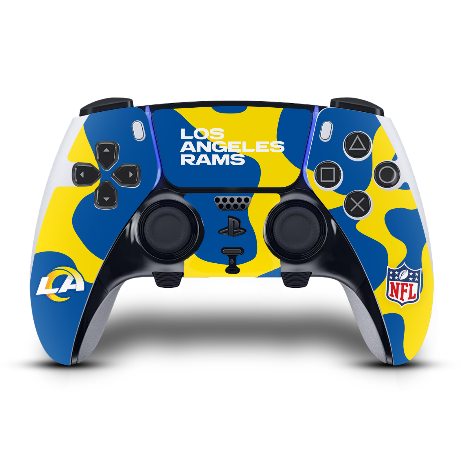 OFFICIAL NFL LOS ANGELES RAMS VINYL SKIN FOR SONY PS5 DUALSENSE EDGE CONTROLLER