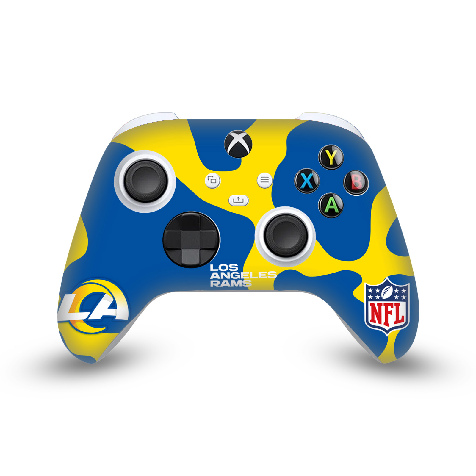 OFFICIAL NFL LOS ANGELES RAMS VINYL SKIN FOR XBOX SERIES X / SERIES S CONTROLLER