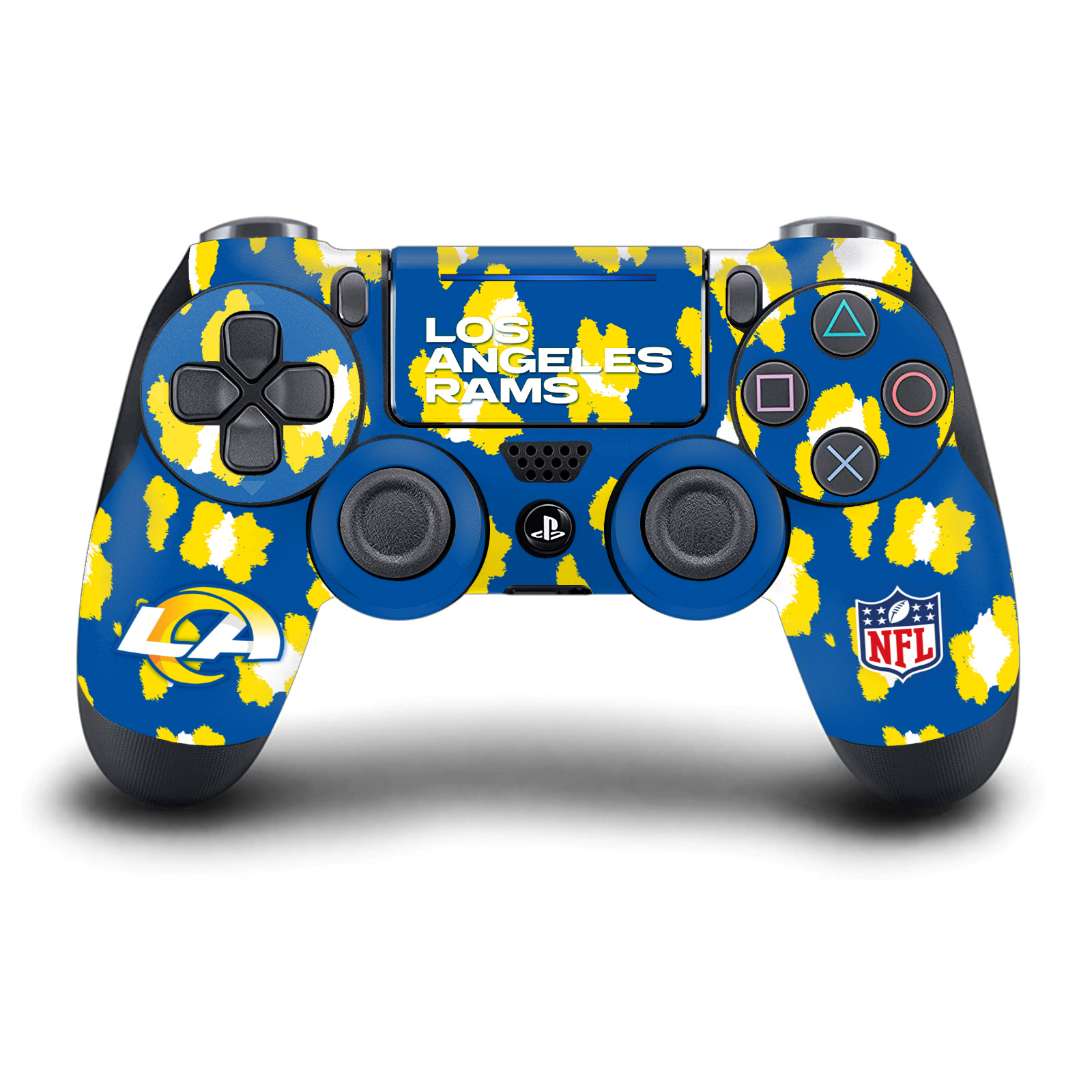 OFFICIAL NFL LOS ANGELES RAMS VINYL SKIN DECAL FOR DUALSHOCK 4 CONTROLLER