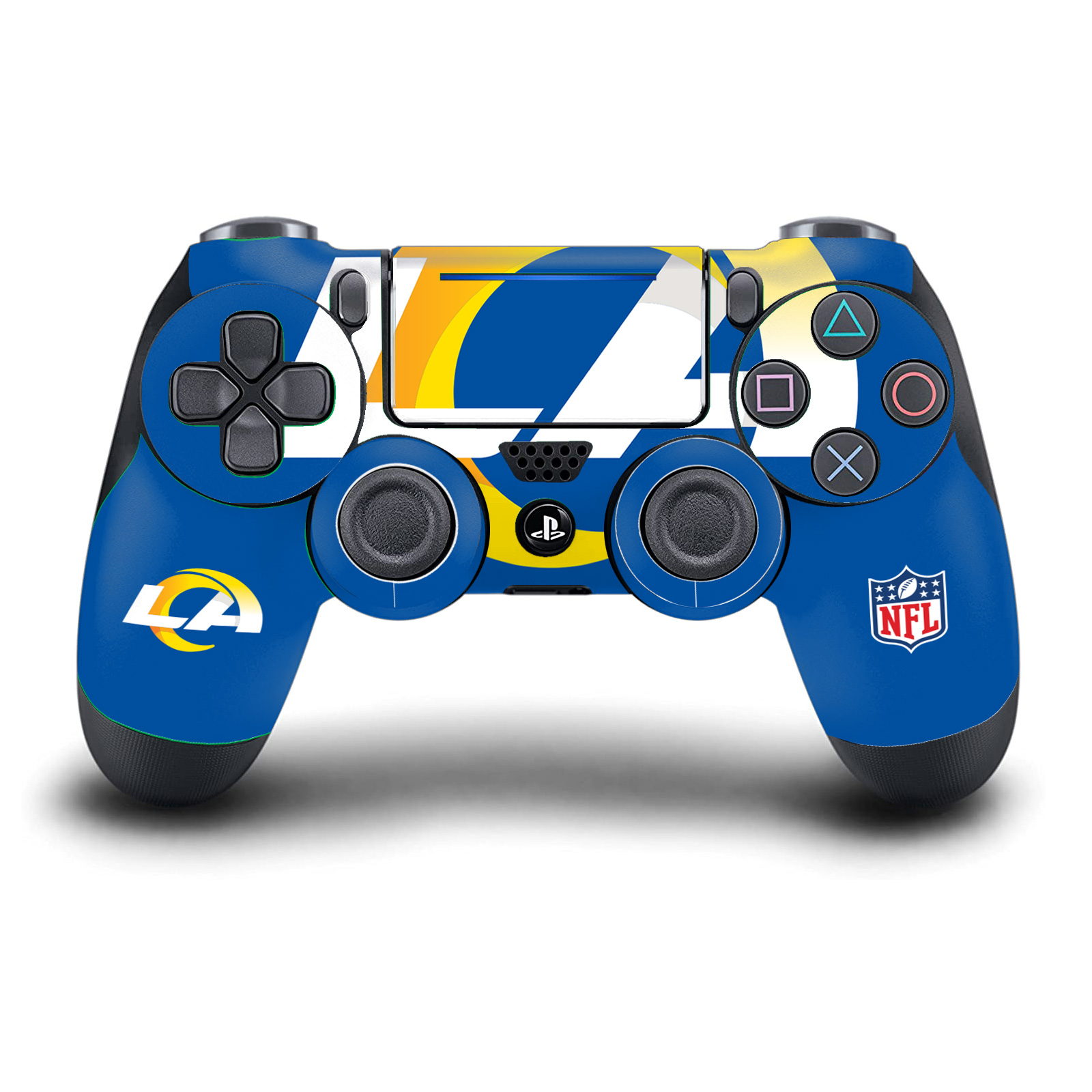 OFFICIAL NFL LOS ANGELES RAMS VINYL SKIN DECAL FOR DUALSHOCK 4 CONTROLLER