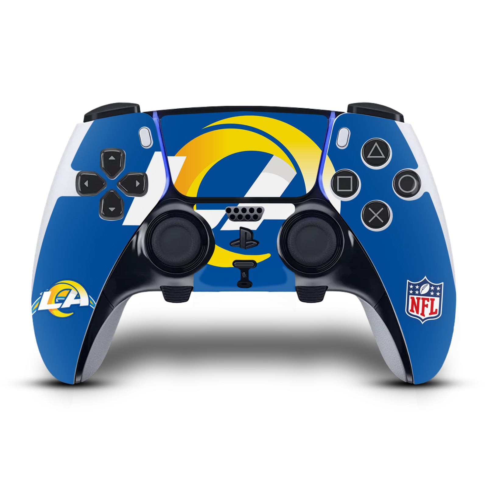 OFFICIAL NFL LOS ANGELES RAMS VINYL SKIN FOR SONY PS5 DUALSENSE EDGE CONTROLLER