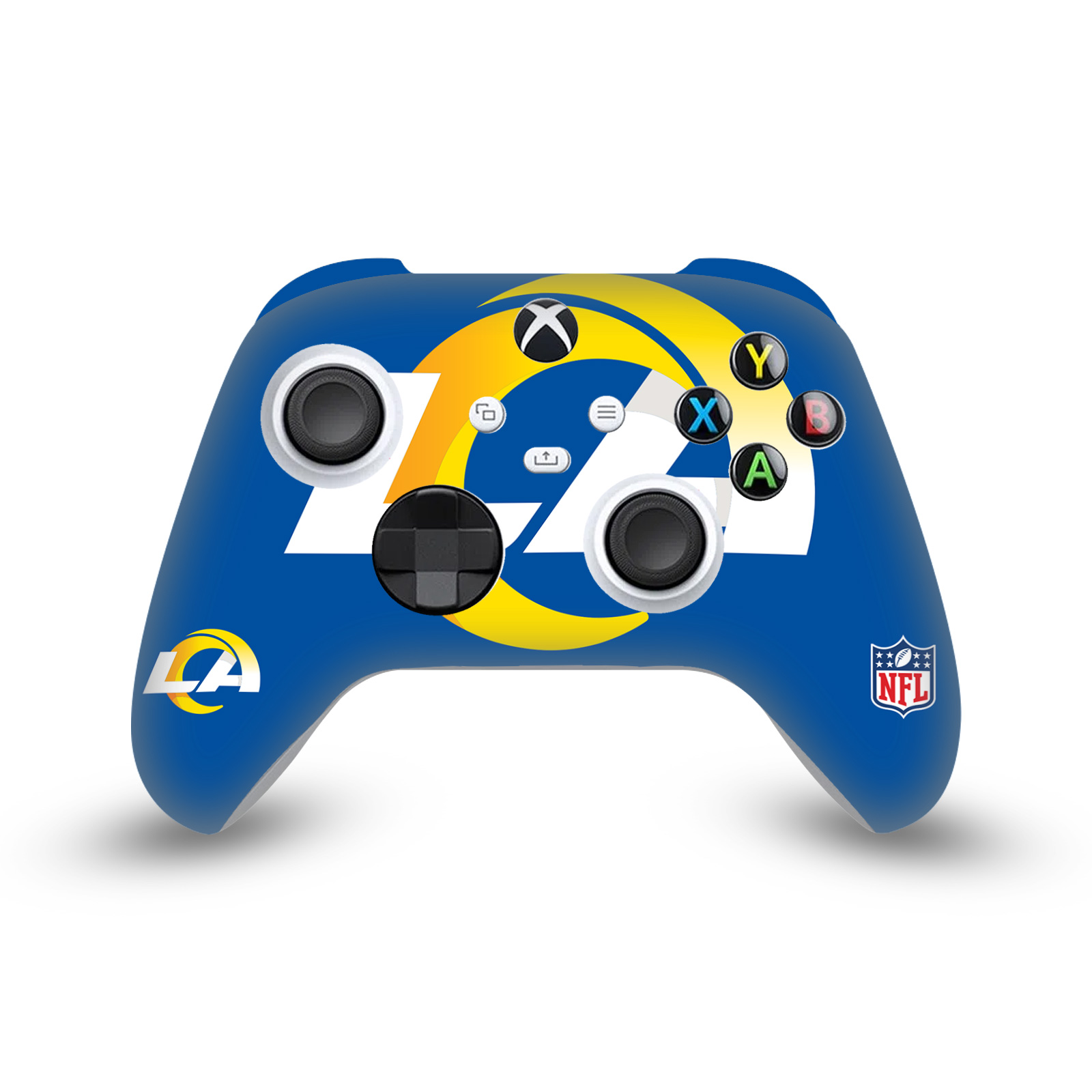 OFFICIAL NFL LOS ANGELES RAMS VINYL SKIN FOR XBOX SERIES X / SERIES S CONTROLLER