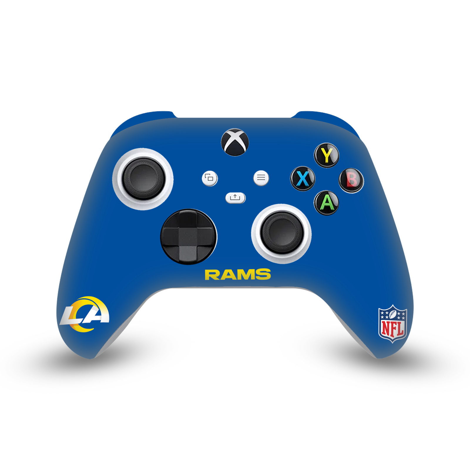 OFFICIAL NFL LOS ANGELES RAMS VINYL SKIN FOR XBOX SERIES X / SERIES S CONTROLLER