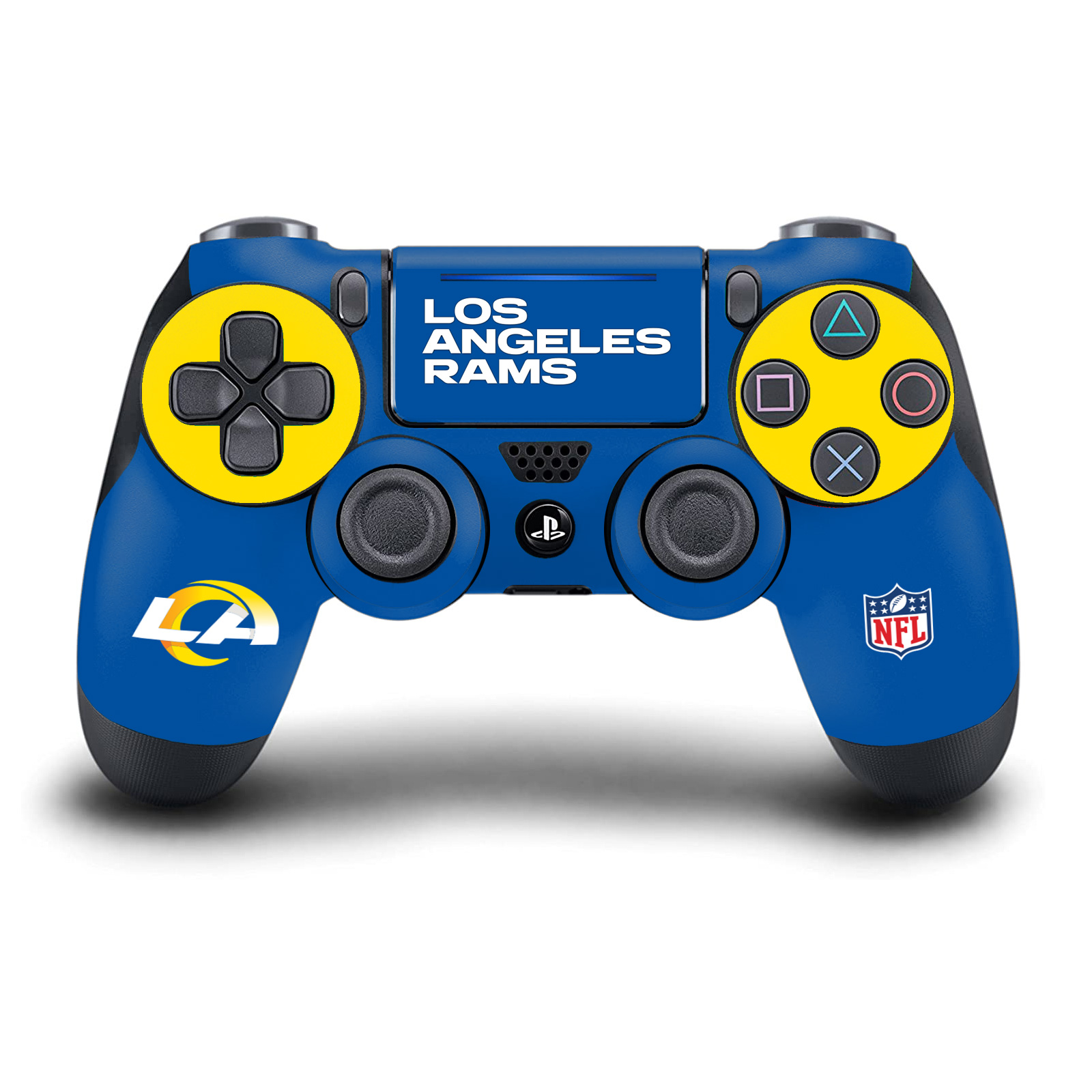 OFFICIAL NFL LOS ANGELES RAMS VINYL SKIN DECAL FOR DUALSHOCK 4 CONTROLLER