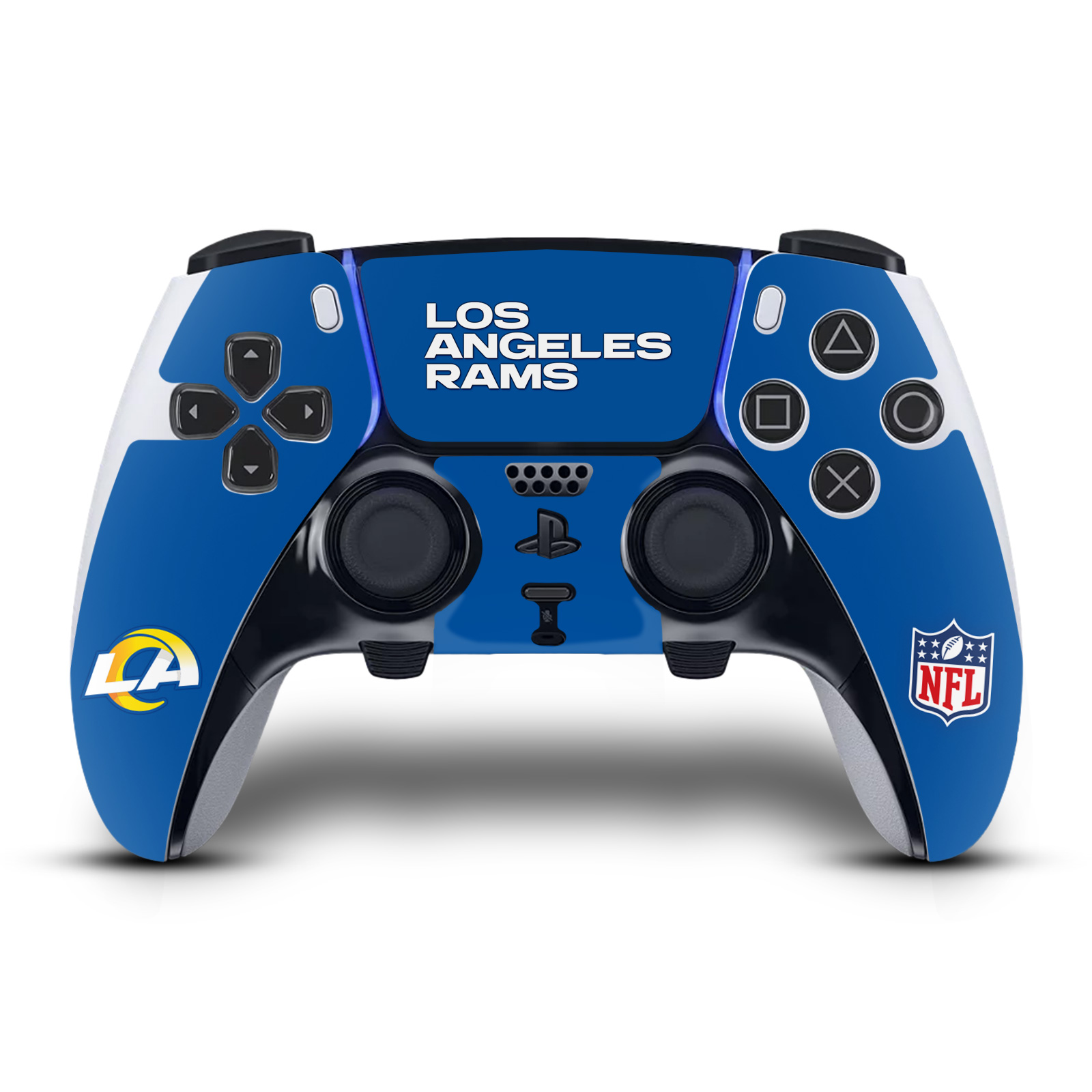 OFFICIAL NFL LOS ANGELES RAMS VINYL SKIN FOR SONY PS5 DUALSENSE EDGE CONTROLLER