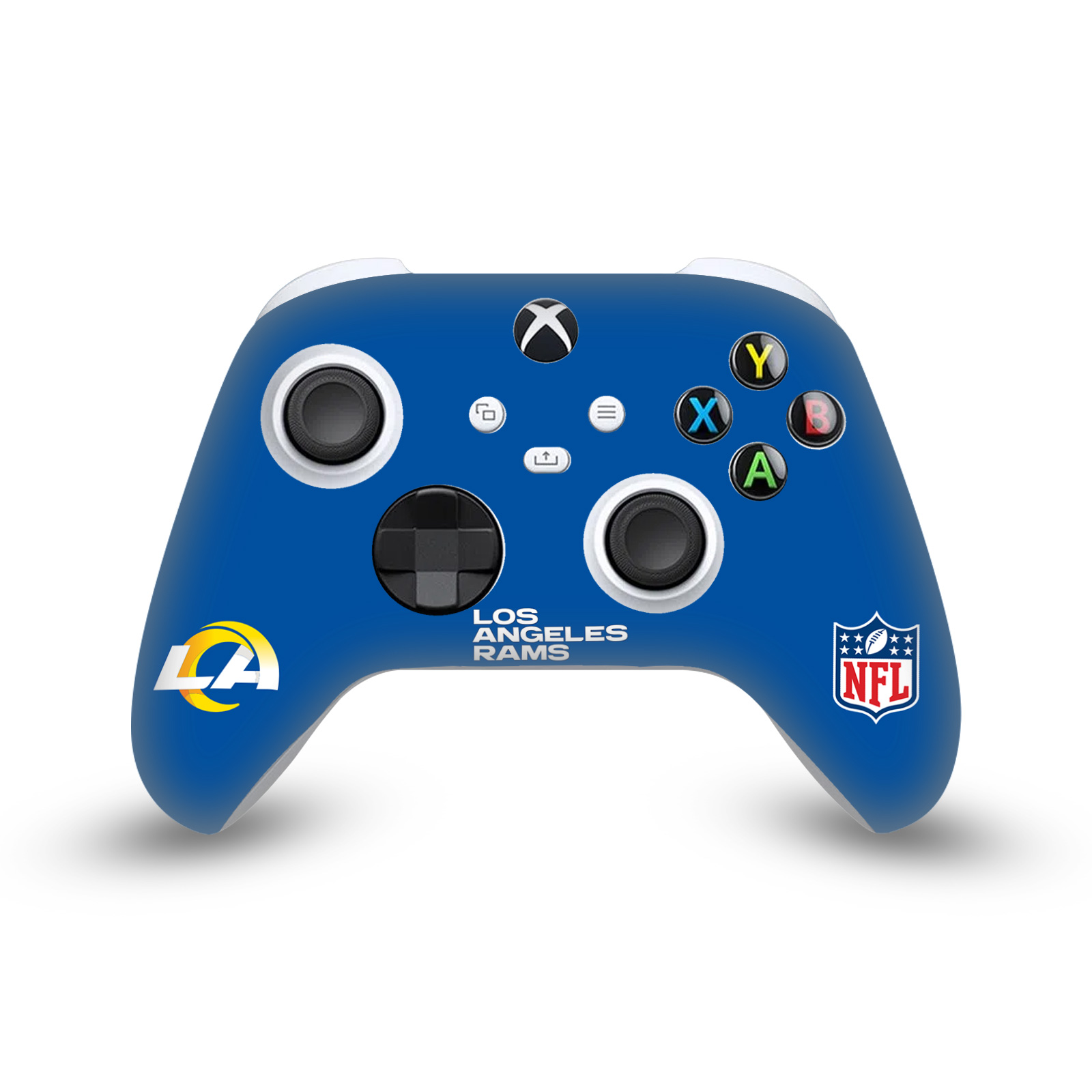 OFFICIAL NFL LOS ANGELES RAMS VINYL SKIN FOR XBOX SERIES X / SERIES S CONTROLLER