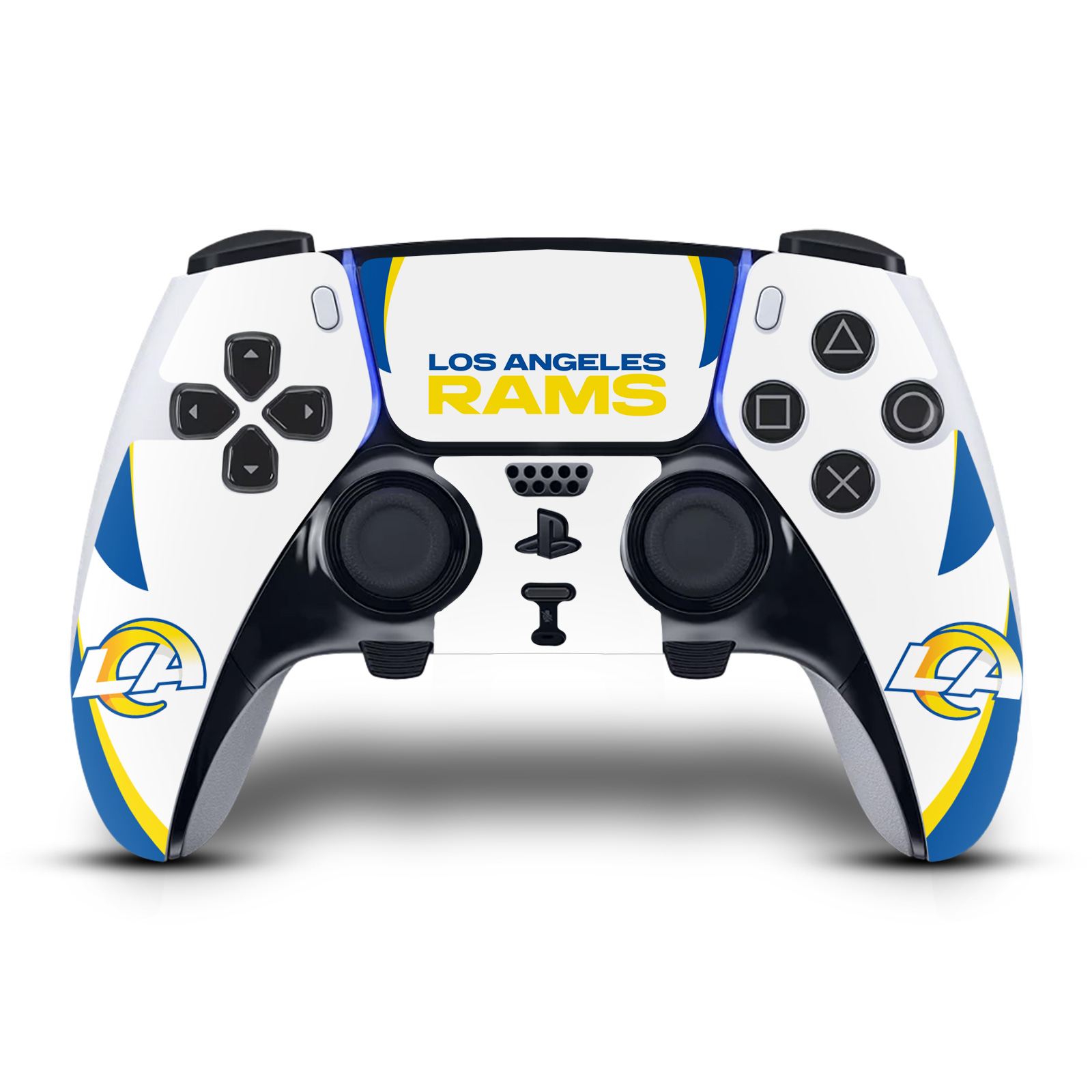 OFFICIAL NFL LOS ANGELES RAMS VINYL SKIN FOR SONY PS5 DUALSENSE EDGE CONTROLLER