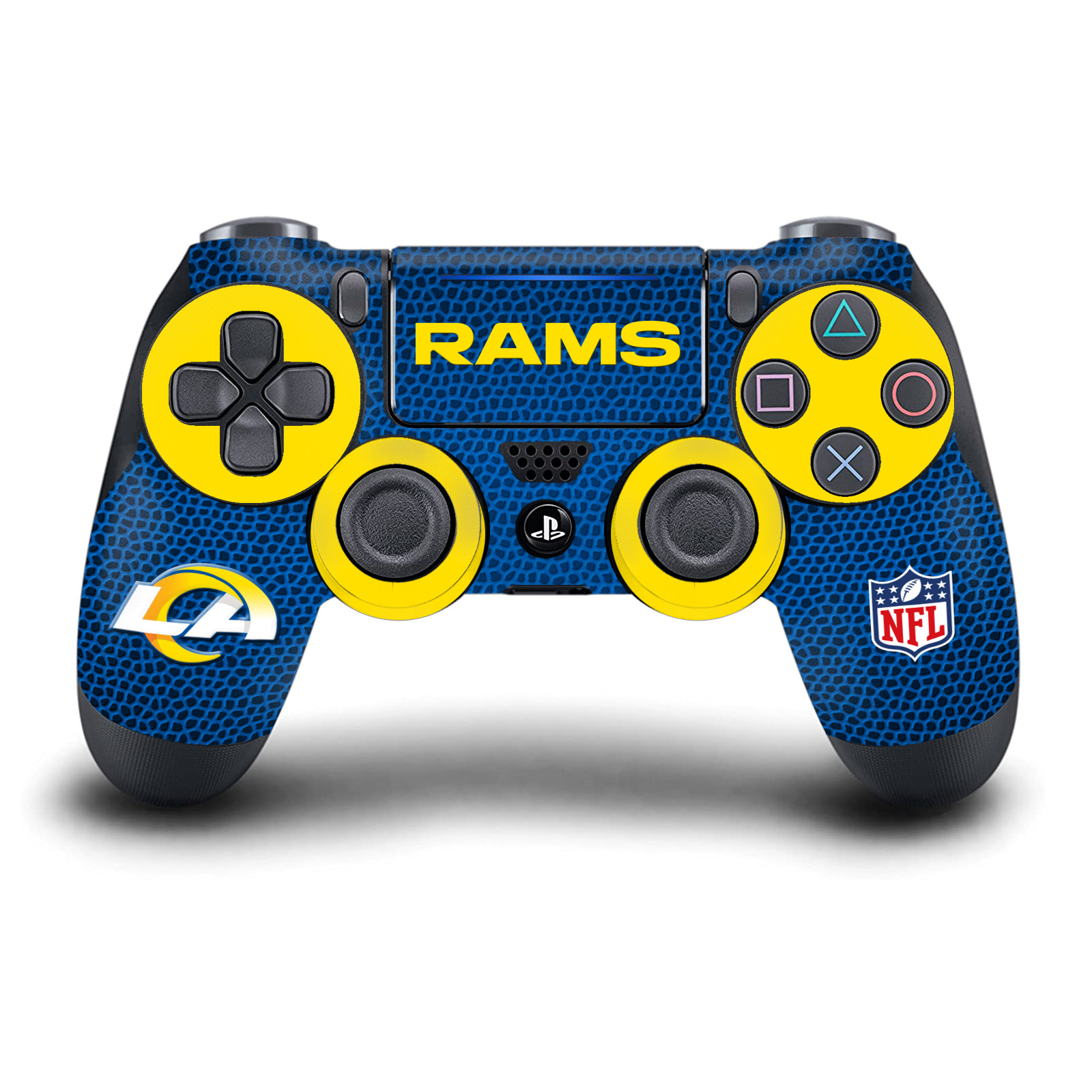 OFFICIAL NFL LOS ANGELES RAMS VINYL SKIN DECAL FOR DUALSHOCK 4 CONTROLLER