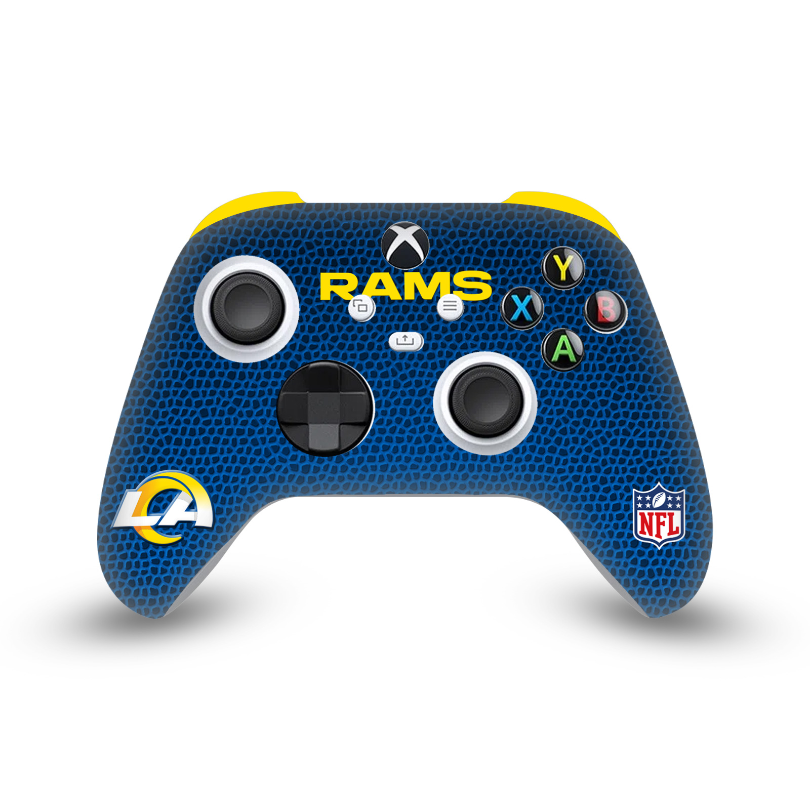 OFFICIAL NFL LOS ANGELES RAMS VINYL SKIN FOR XBOX SERIES X / SERIES S CONTROLLER