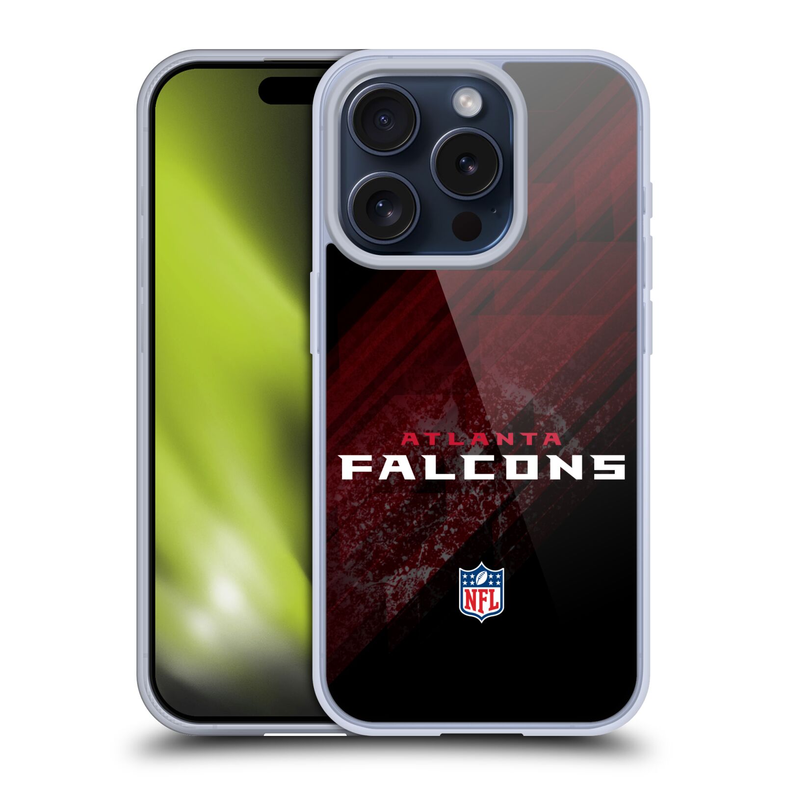 OFFICIAL NFL ATLANTA FALCONS LOGO SOFT GEL CASE FOR APPLE iPHONE PHONES