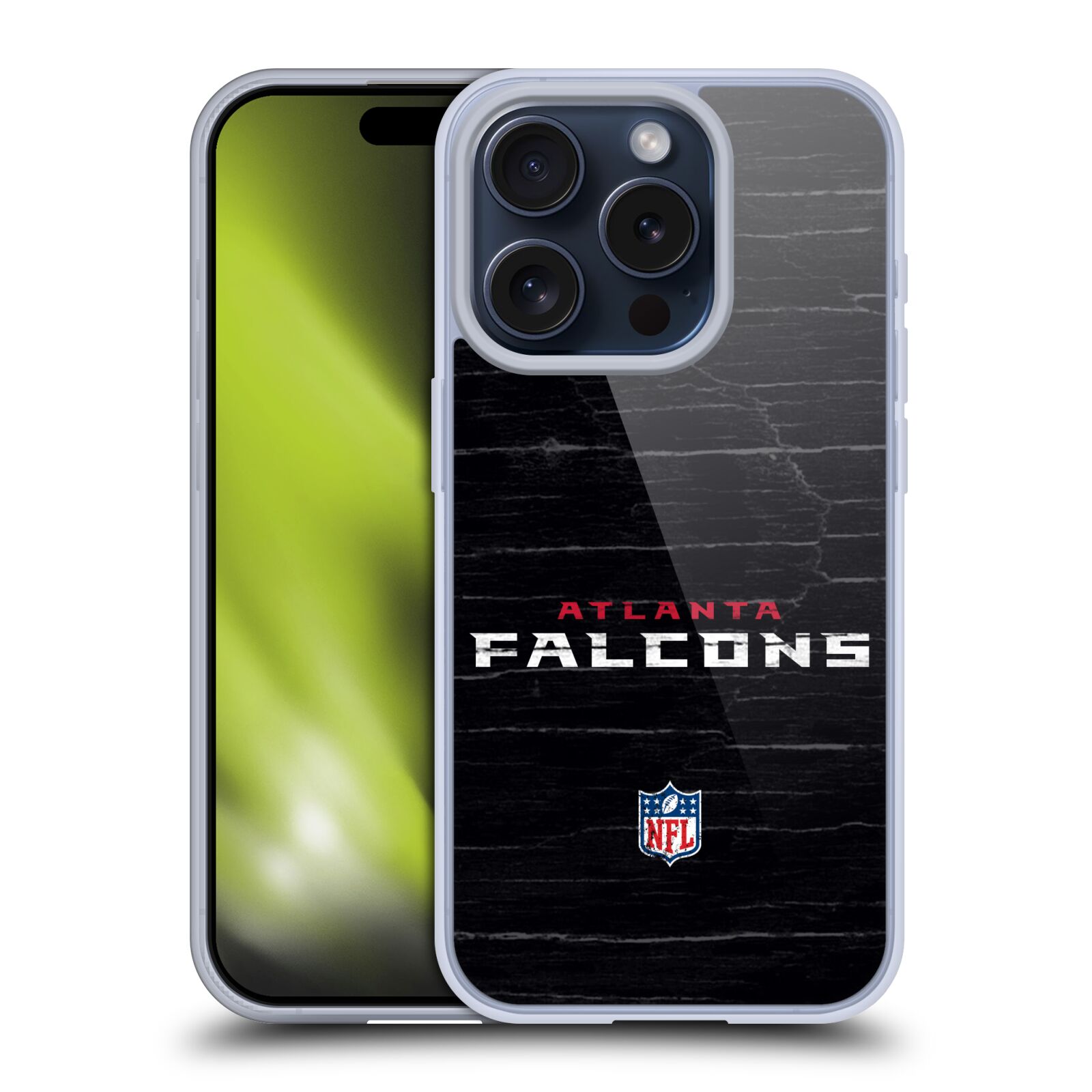 OFFICIAL NFL ATLANTA FALCONS LOGO SOFT GEL CASE FOR APPLE iPHONE PHONES