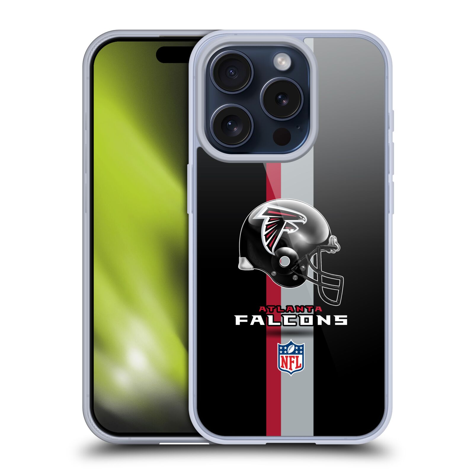 OFFICIAL NFL ATLANTA FALCONS LOGO SOFT GEL CASE FOR APPLE iPHONE PHONES