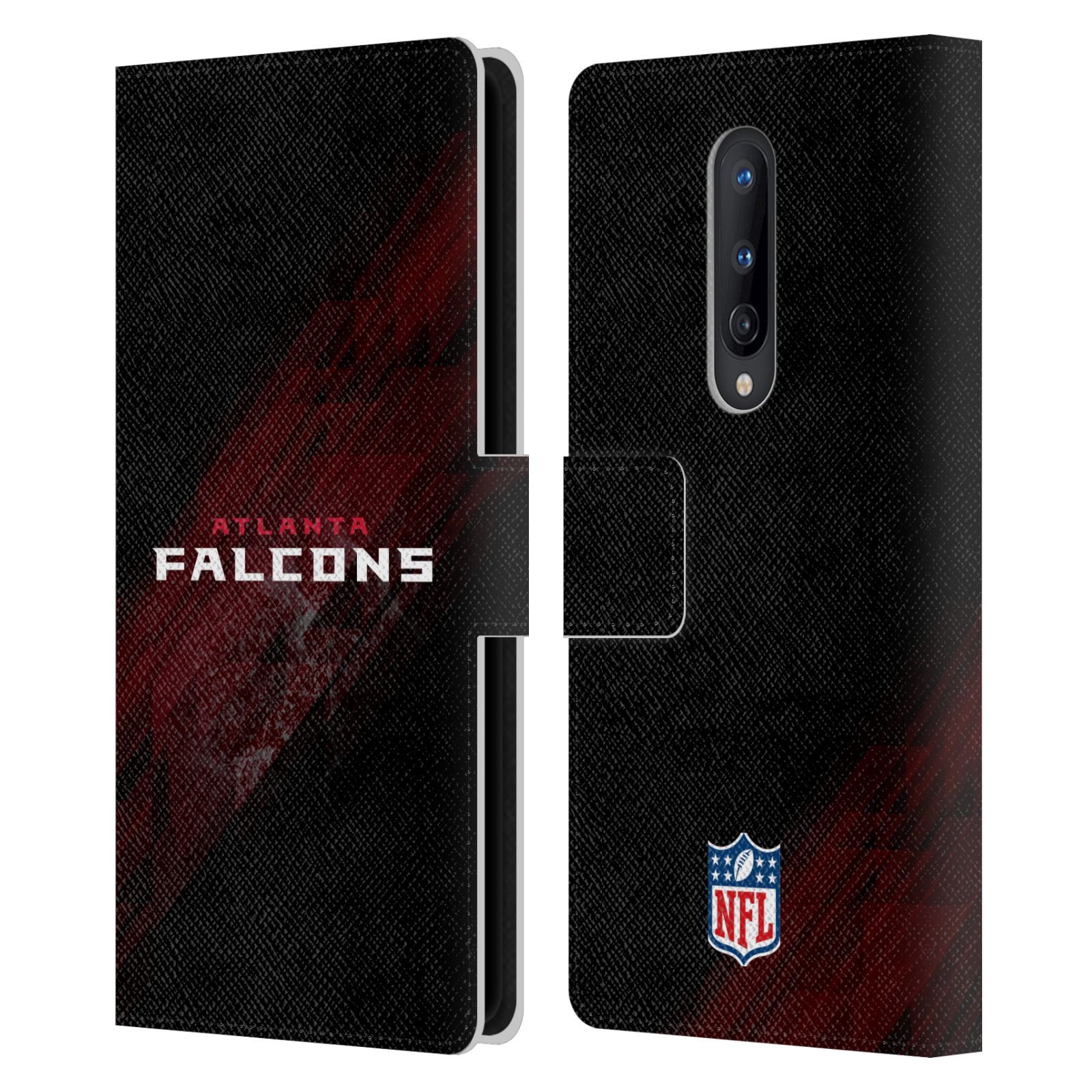 OFFICIAL NFL ATLANTA FALCONS LOGO LEATHER BOOK WALLET CASE FOR ONEPLUS PHONES - Picture 7 of 13