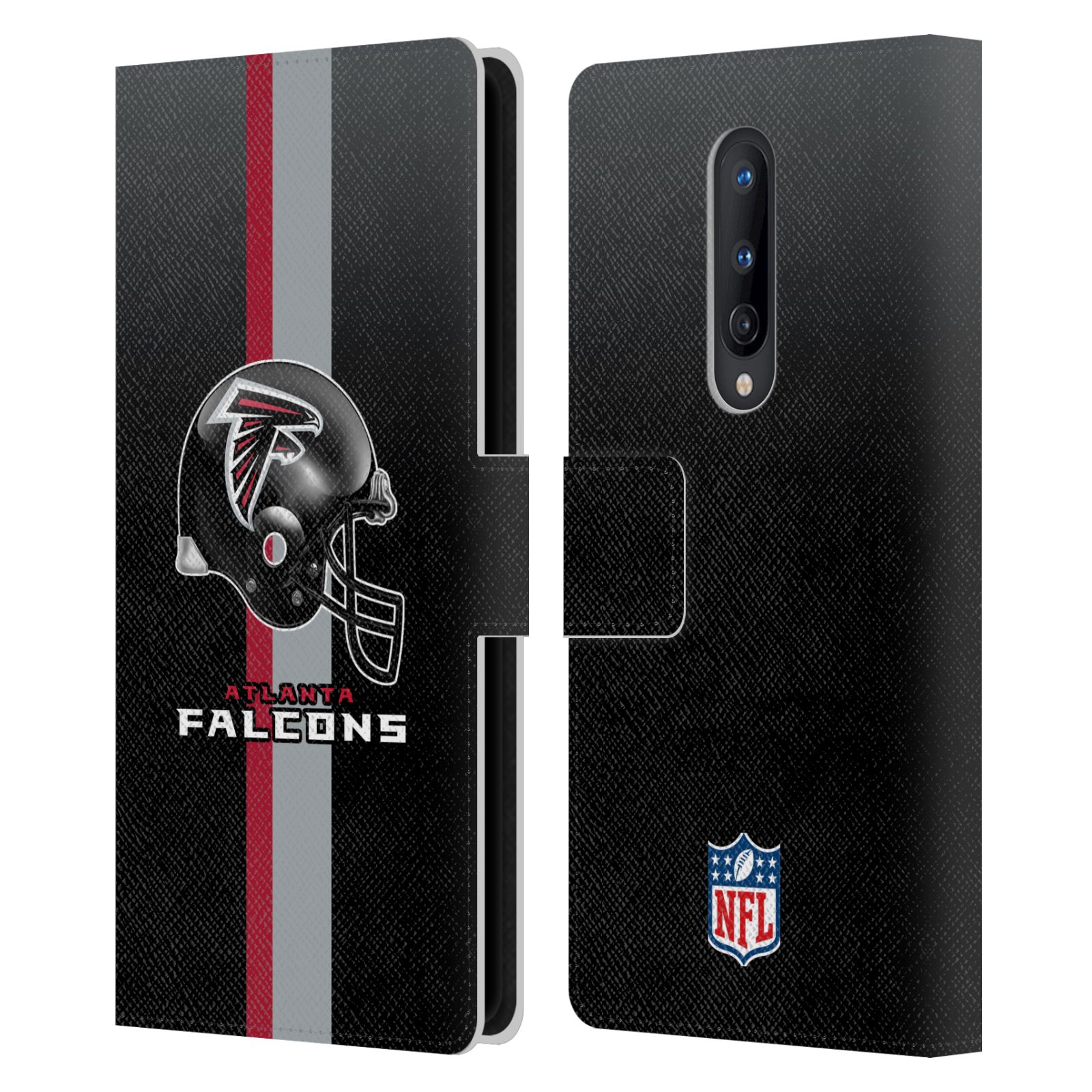 OFFICIAL NFL ATLANTA FALCONS LOGO LEATHER BOOK WALLET CASE FOR ONEPLUS PHONES - Picture 11 of 13