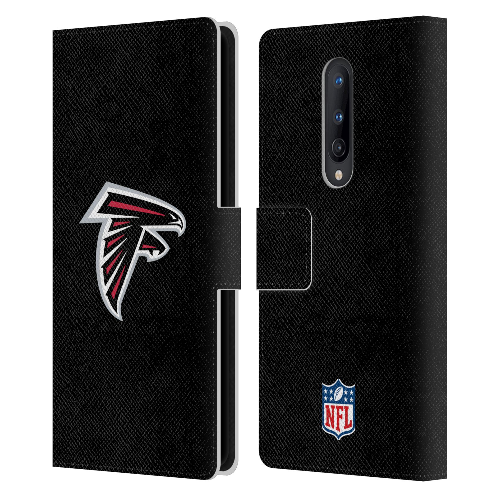 OFFICIAL NFL ATLANTA FALCONS LOGO LEATHER BOOK WALLET CASE FOR ONEPLUS PHONES - Picture 12 of 13