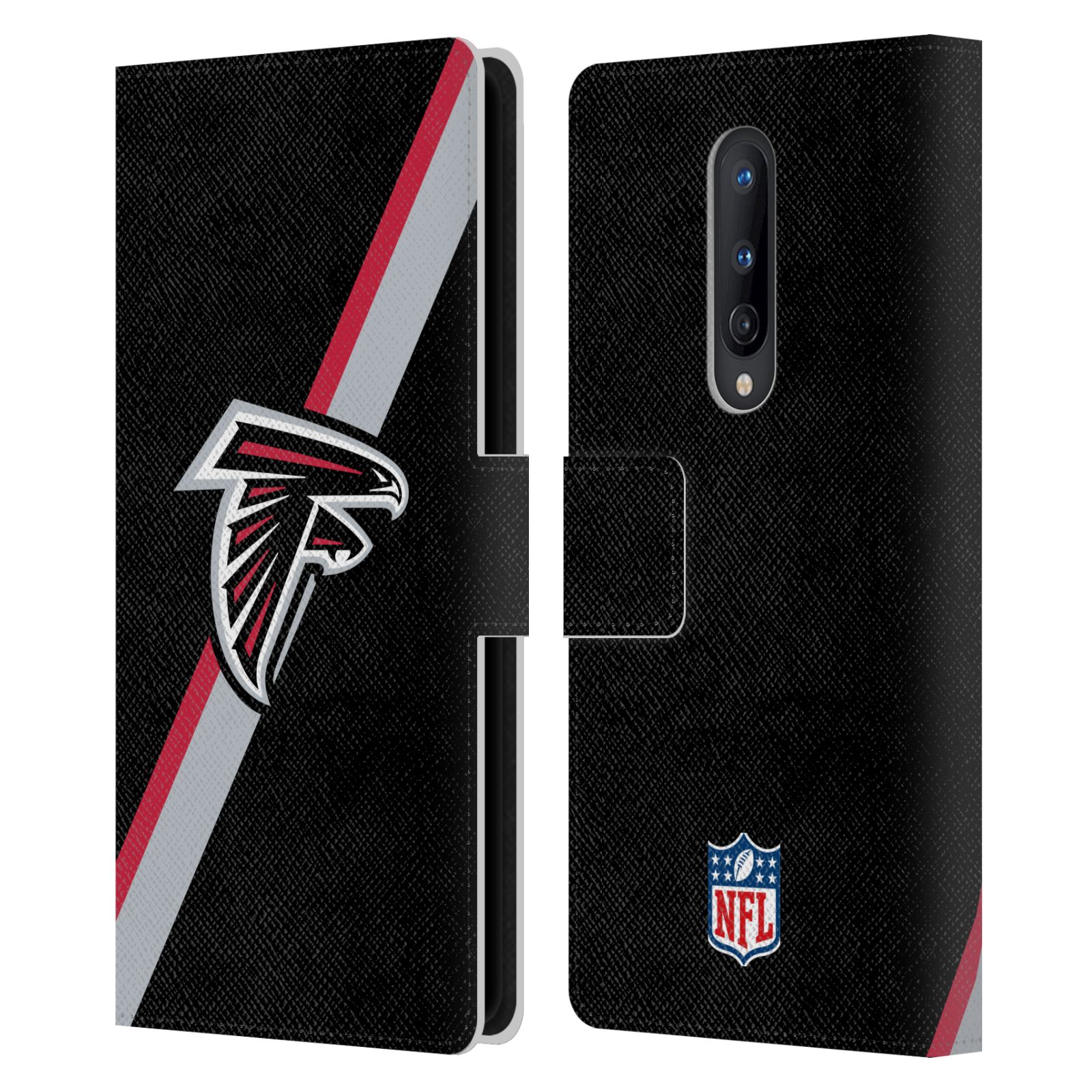OFFICIAL NFL ATLANTA FALCONS LOGO LEATHER BOOK WALLET CASE FOR ONEPLUS PHONES - Picture 13 of 13