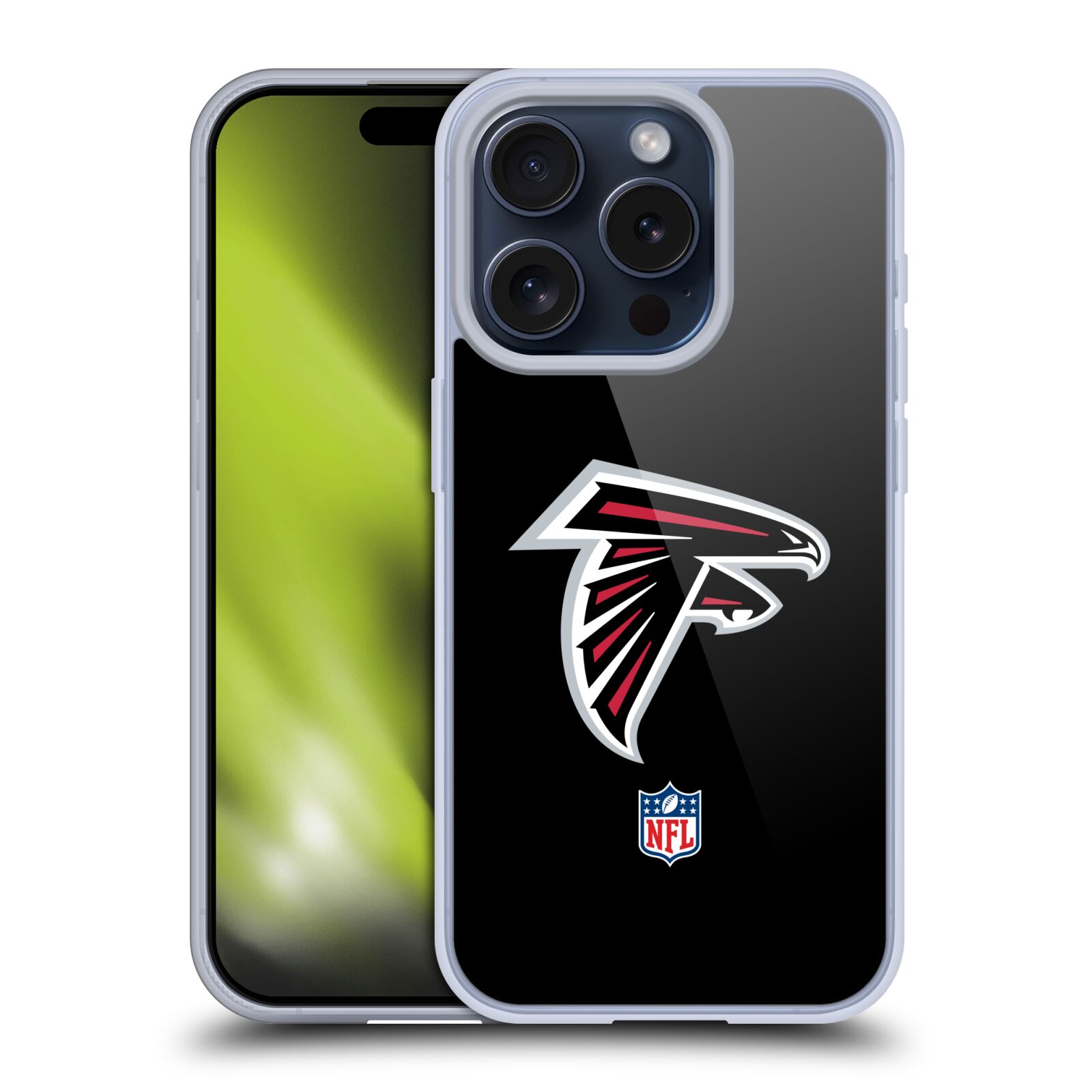 OFFICIAL NFL ATLANTA FALCONS LOGO SOFT GEL CASE FOR APPLE iPHONE PHONES