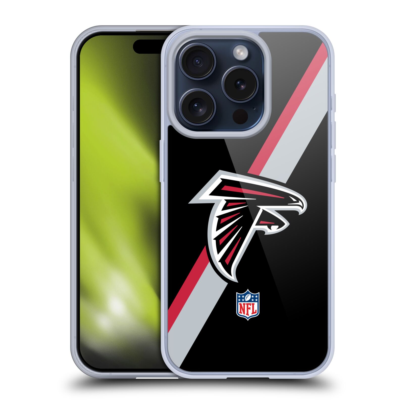 OFFICIAL NFL ATLANTA FALCONS LOGO SOFT GEL CASE FOR APPLE iPHONE PHONES