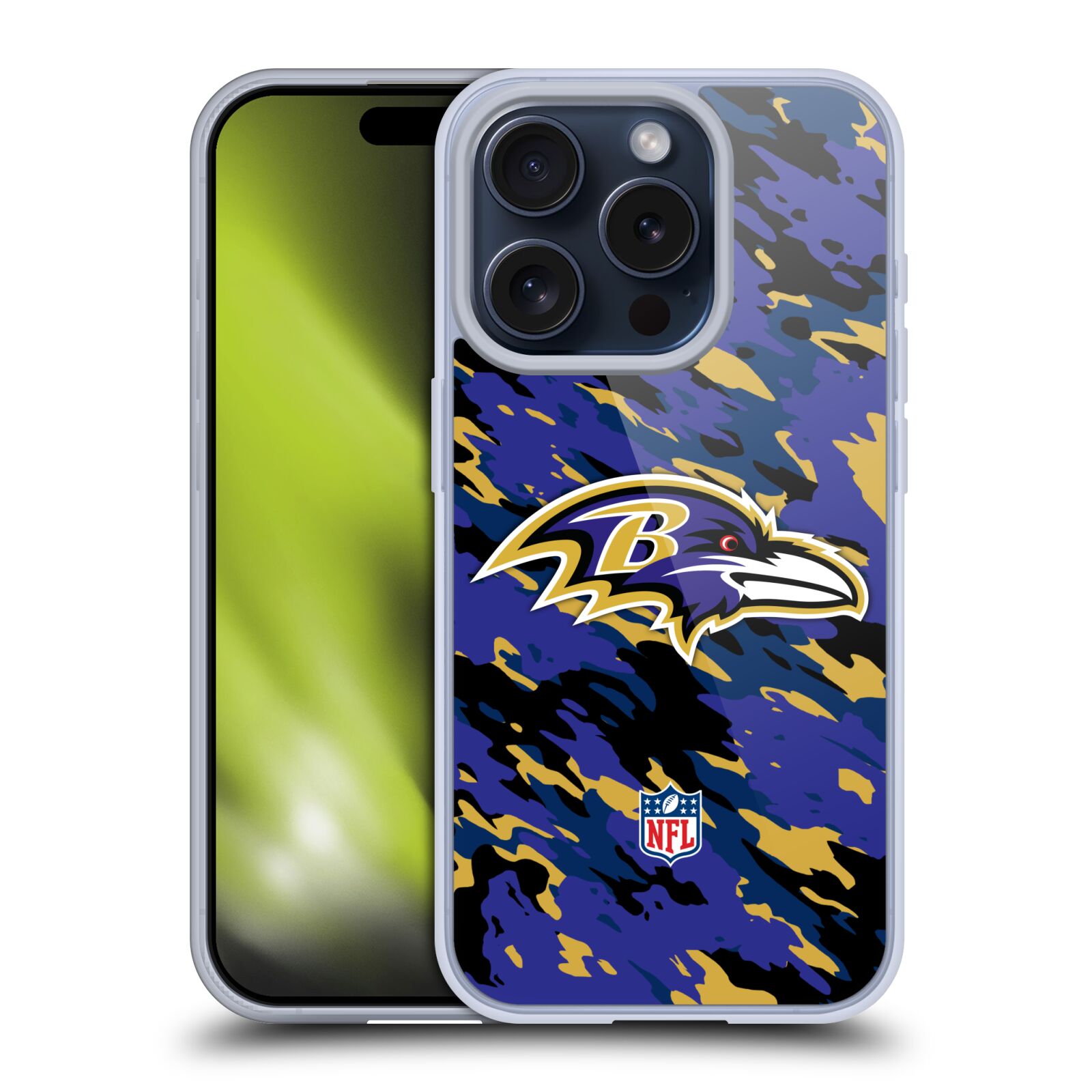 NFL BALTIMORE RAVENS LOGO ÉTUI COQUE EN GEL POUR APPLE iPHONE TÉLÉPHONES - Photo 8 sur 14