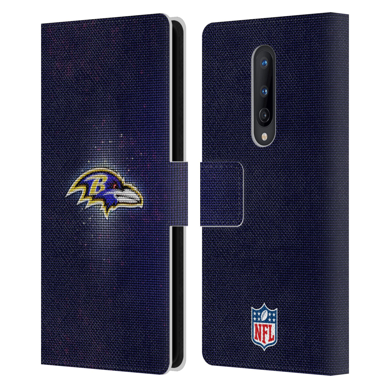 NFL BALTIMORE RAVENS ARTWORK LEATHER BOOK WALLET CASE FOR BLACKBERRY ONEPLUS - Picture 7 of 10