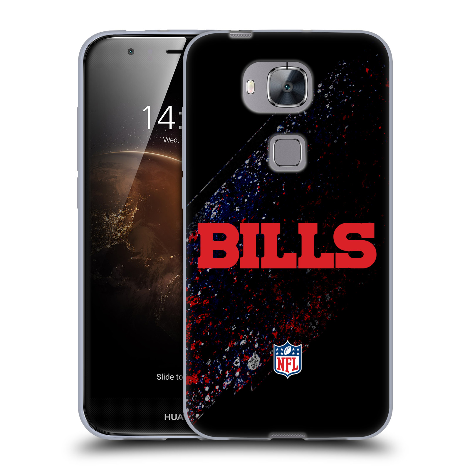 NFL BUFFALO BILLS LOGO SOFT GEL CASE FOR HUAWEI PHONES 2 - Picture 8 of 14