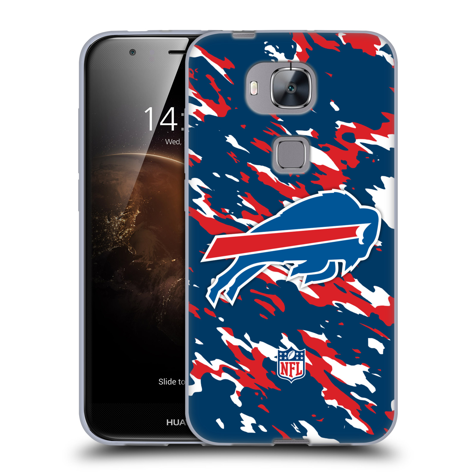 NFL BUFFALO BILLS LOGO SOFT GEL CASE FOR HUAWEI PHONES 2 - Picture 9 of 14