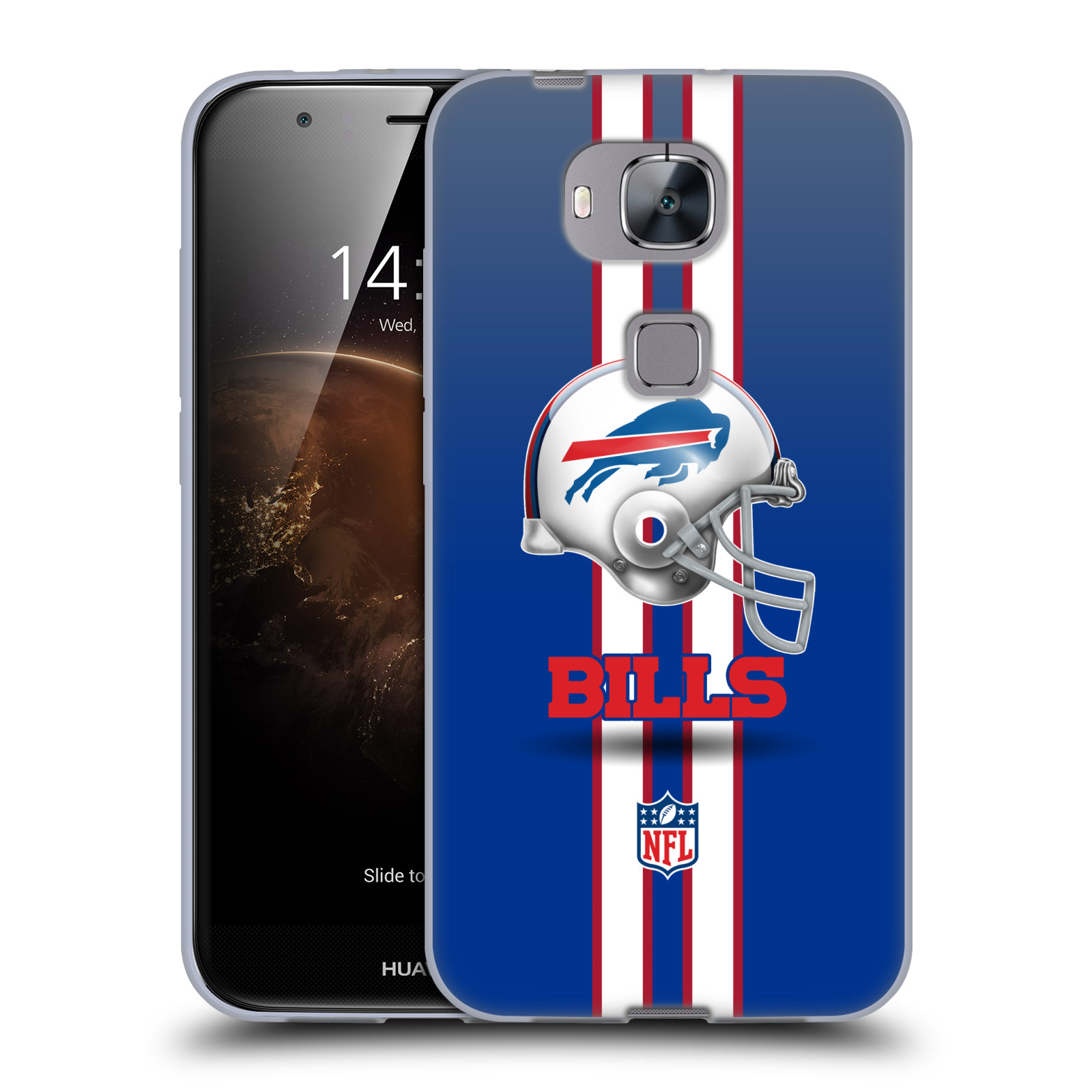 NFL BUFFALO BILLS LOGO SOFT GEL CASE FOR HUAWEI PHONES 2 - Picture 12 of 14