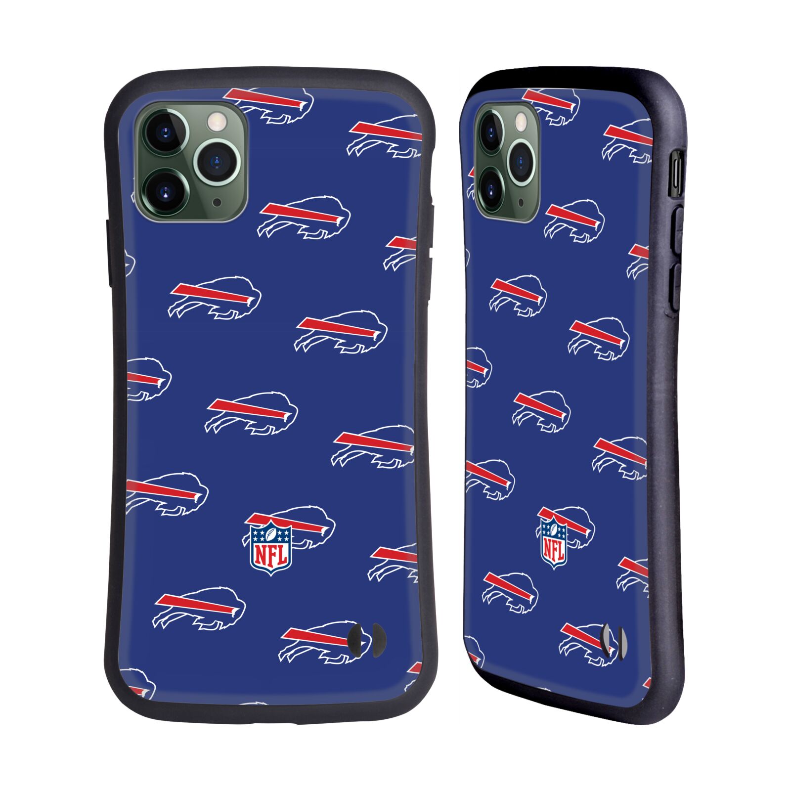 OFFICIAL NFL BUFFALO BILLS ARTWORK HYBRID CASE FOR APPLE iPHONES PHONES - Picture 10 of 11