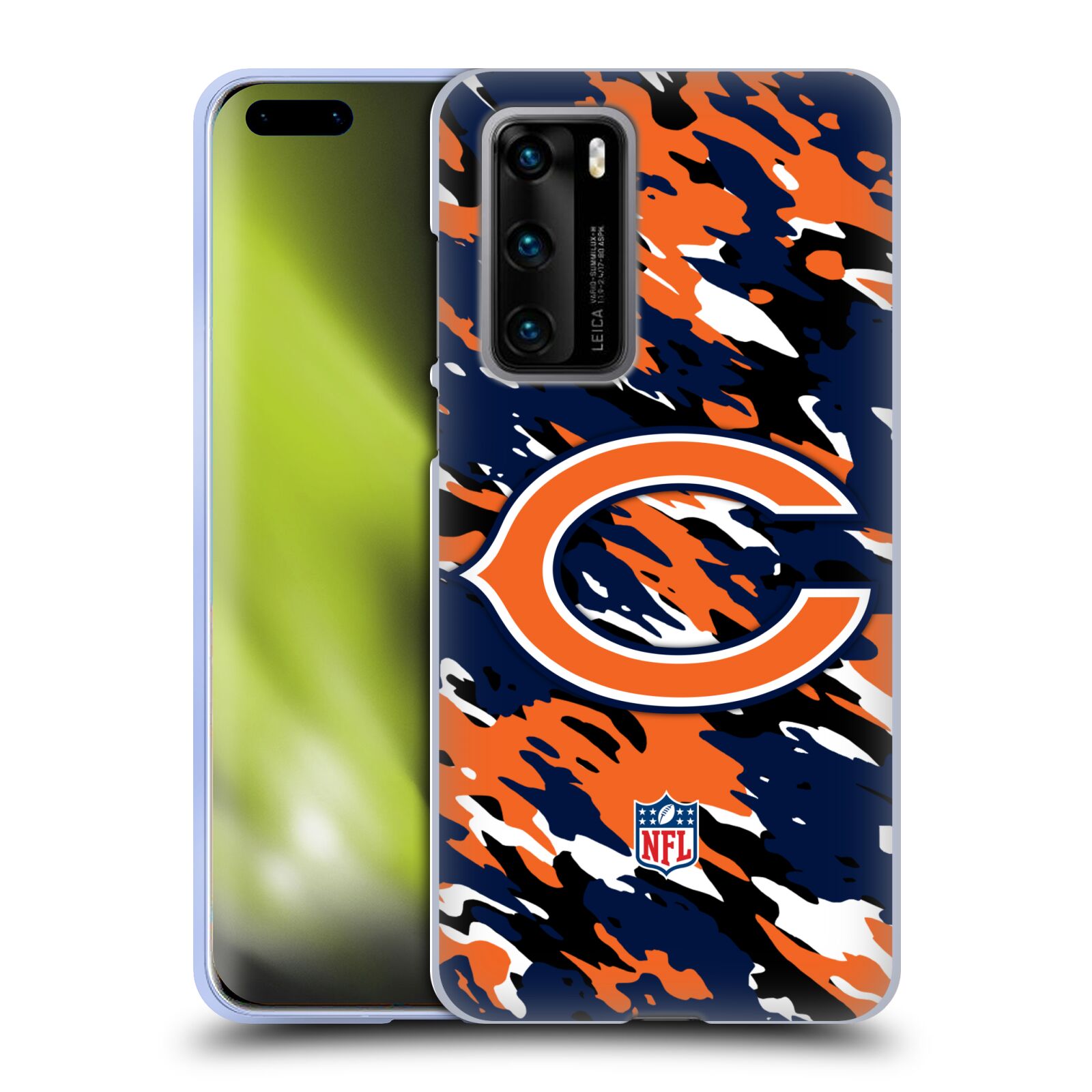 OFFICIAL NFL CHICAGO BEARS LOGO SOFT GEL CASE FOR HUAWEI PHONES 4 - Picture 9 of 14