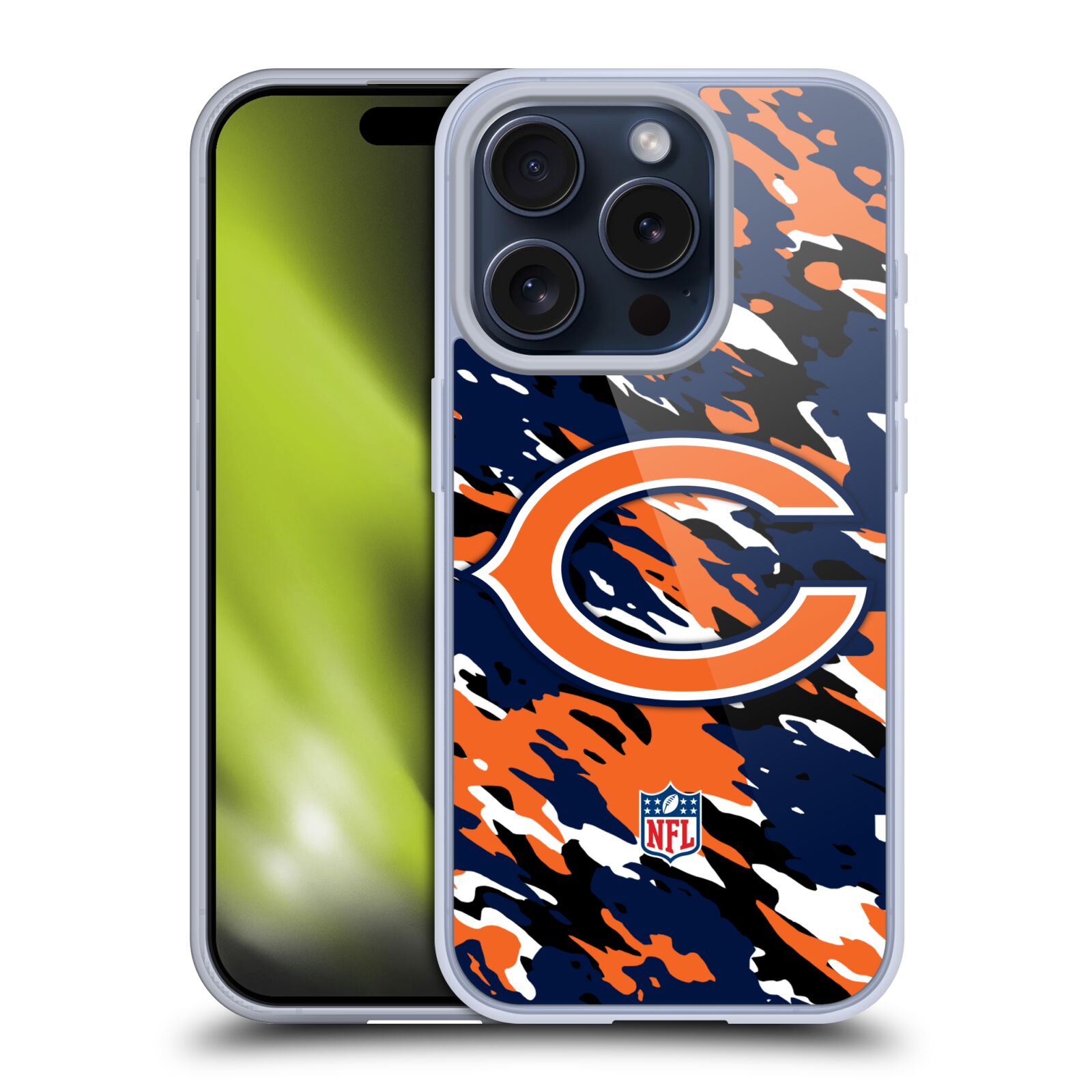 OFFICIEL NFL CHICAGO BEARS LOGO ÉTUI COQUE EN GEL POUR APPLE iPHONE TÉLÉPHONES - Photo 8 sur 14