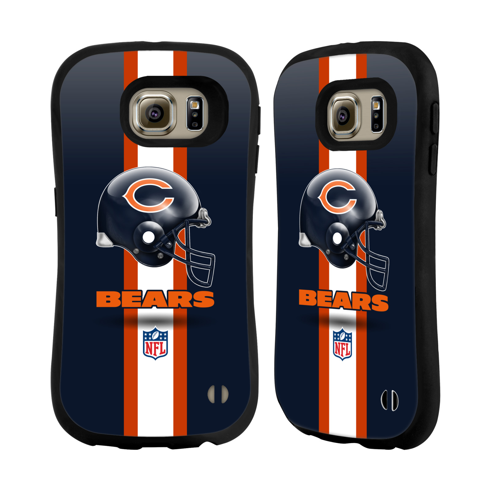 OFFICIAL NFL CHICAGO BEARS LOGO HYBRID CASE FOR SAMSUNG PHONES | eBay