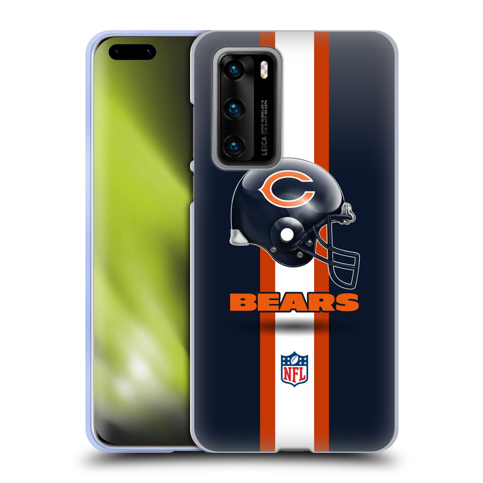 OFFICIAL NFL CHICAGO BEARS LOGO SOFT GEL CASE FOR HUAWEI PHONES 4 - Picture 12 of 14