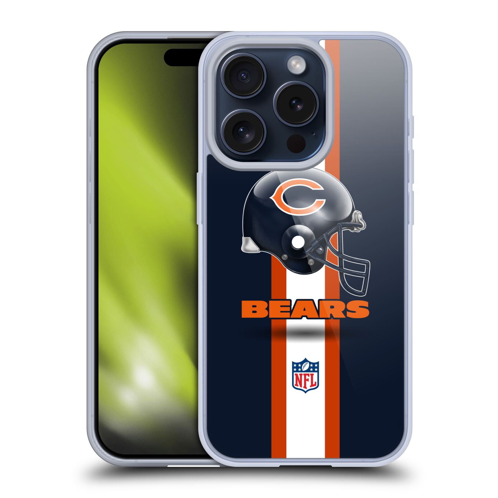 OFFICIEL NFL CHICAGO BEARS LOGO ÉTUI COQUE EN GEL POUR APPLE iPHONE TÉLÉPHONES - Photo 9 sur 14