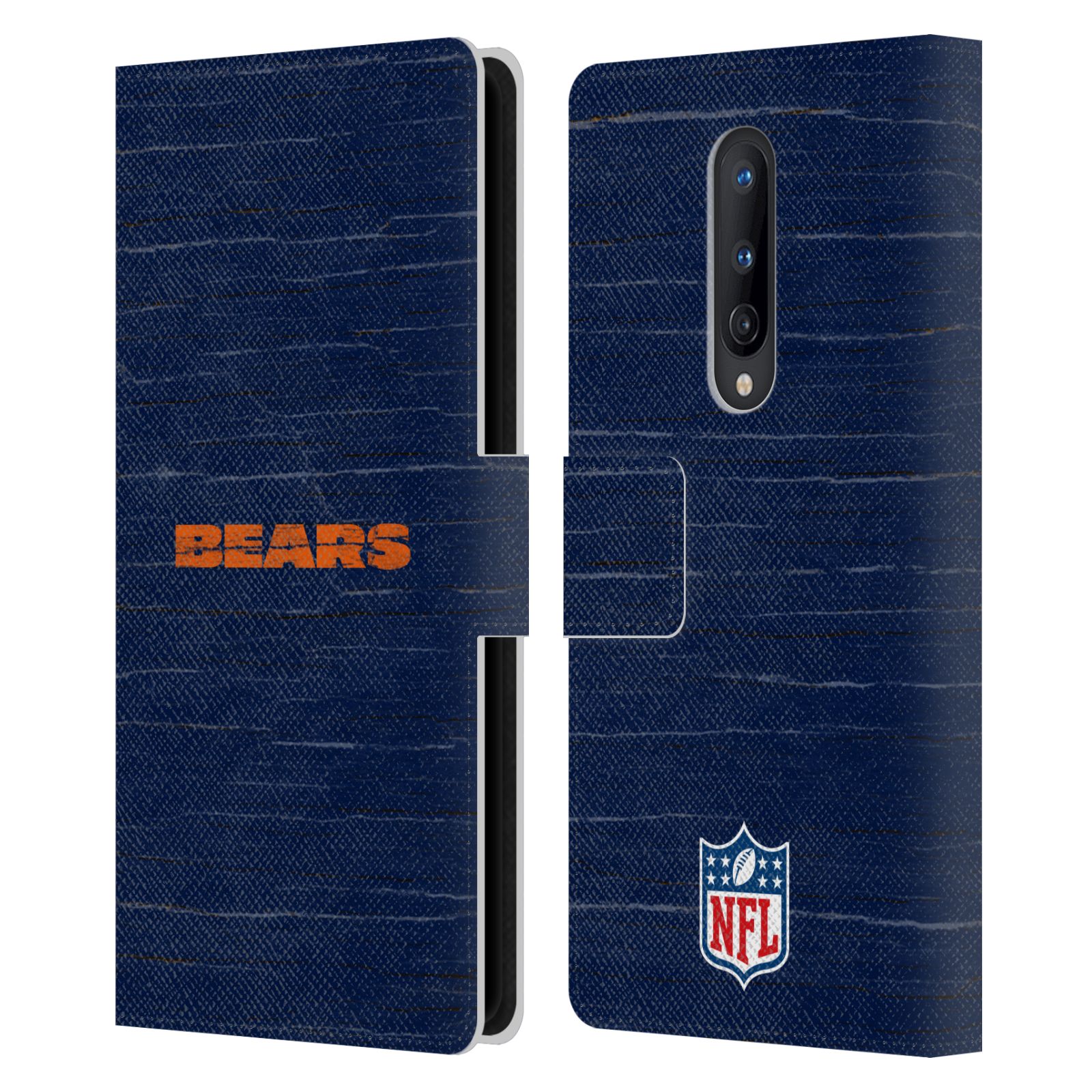OFFICIAL NFL CHICAGO BEARS LOGO LEATHER BOOK WALLET CASE FOR ONEPLUS PHONES - Picture 9 of 13