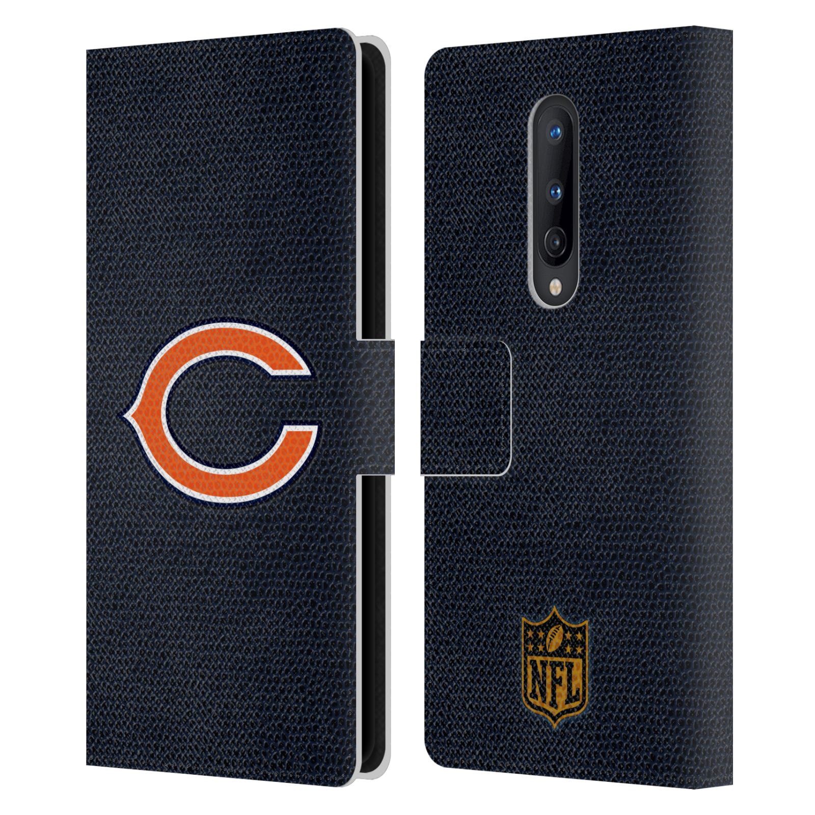 OFFICIAL NFL CHICAGO BEARS LOGO LEATHER BOOK WALLET CASE FOR ONEPLUS PHONES - Picture 10 of 13