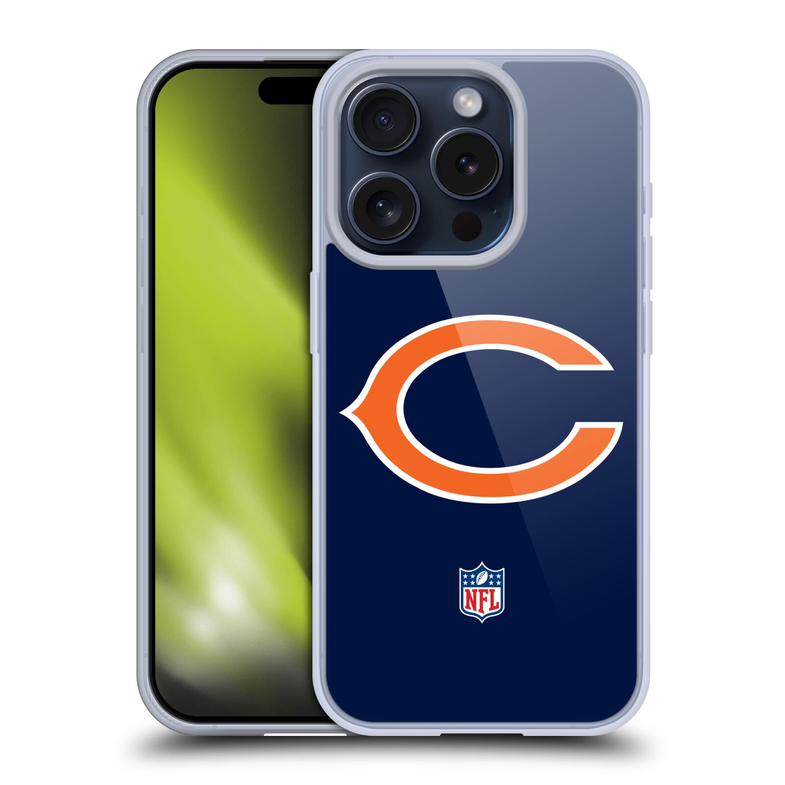 OFFICIEL NFL CHICAGO BEARS LOGO ÉTUI COQUE EN GEL POUR APPLE iPHONE TÉLÉPHONES - Photo 12 sur 14