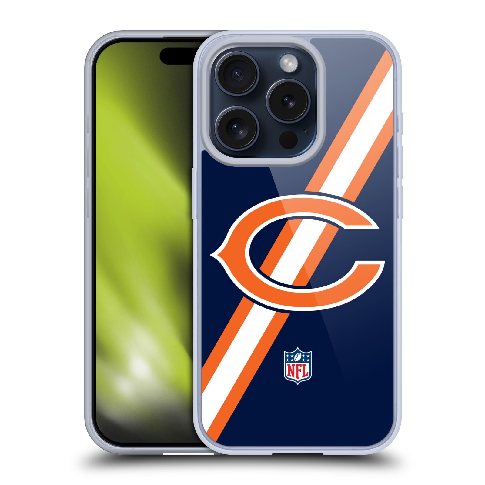 OFFICIEL NFL CHICAGO BEARS LOGO ÉTUI COQUE EN GEL POUR APPLE iPHONE TÉLÉPHONES - Photo 13 sur 14