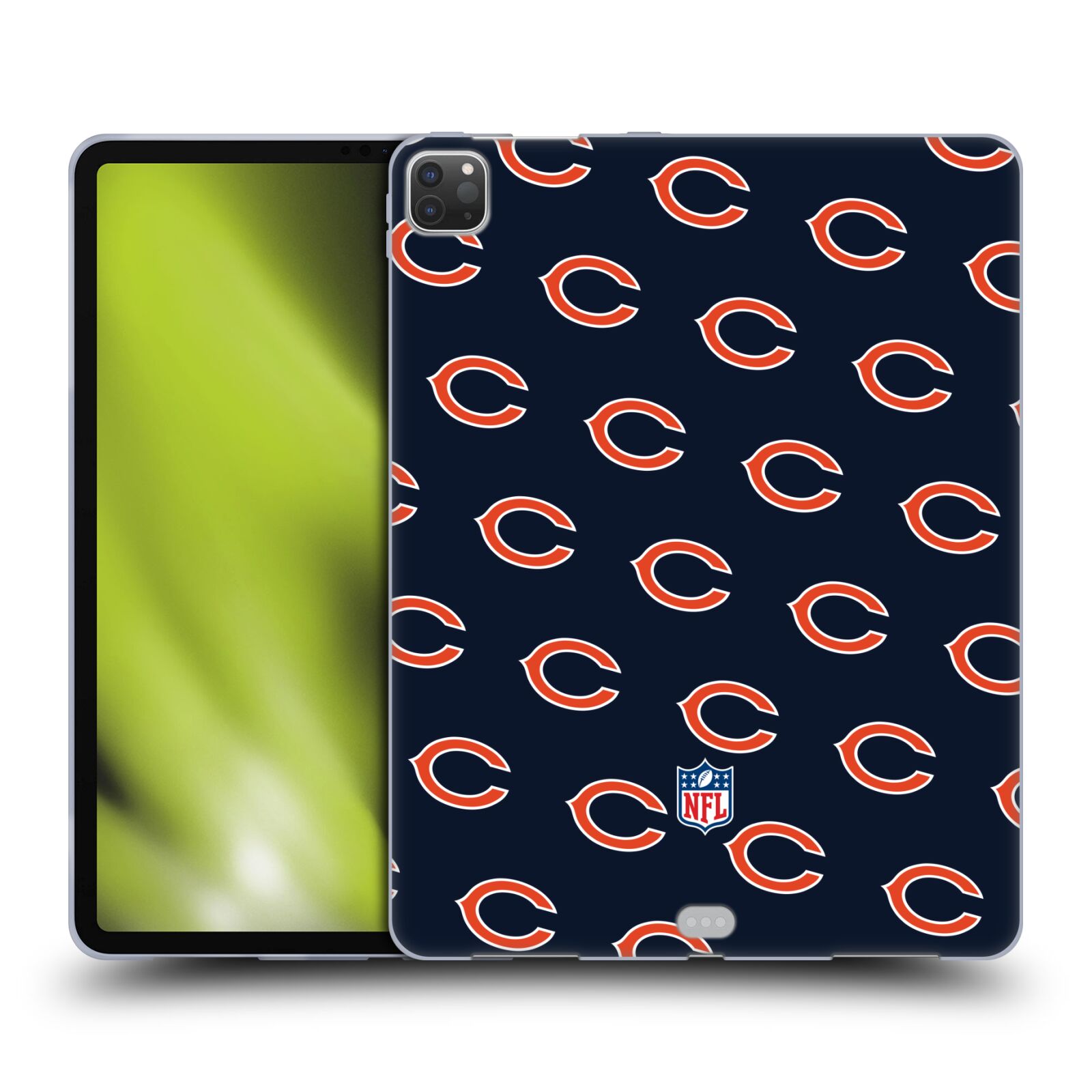 OFFICIAL NFL CHICAGO BEARS ARTWORK SOFT GEL CASE FOR APPLE SAMSUNG KINDLE - Picture 10 of 11