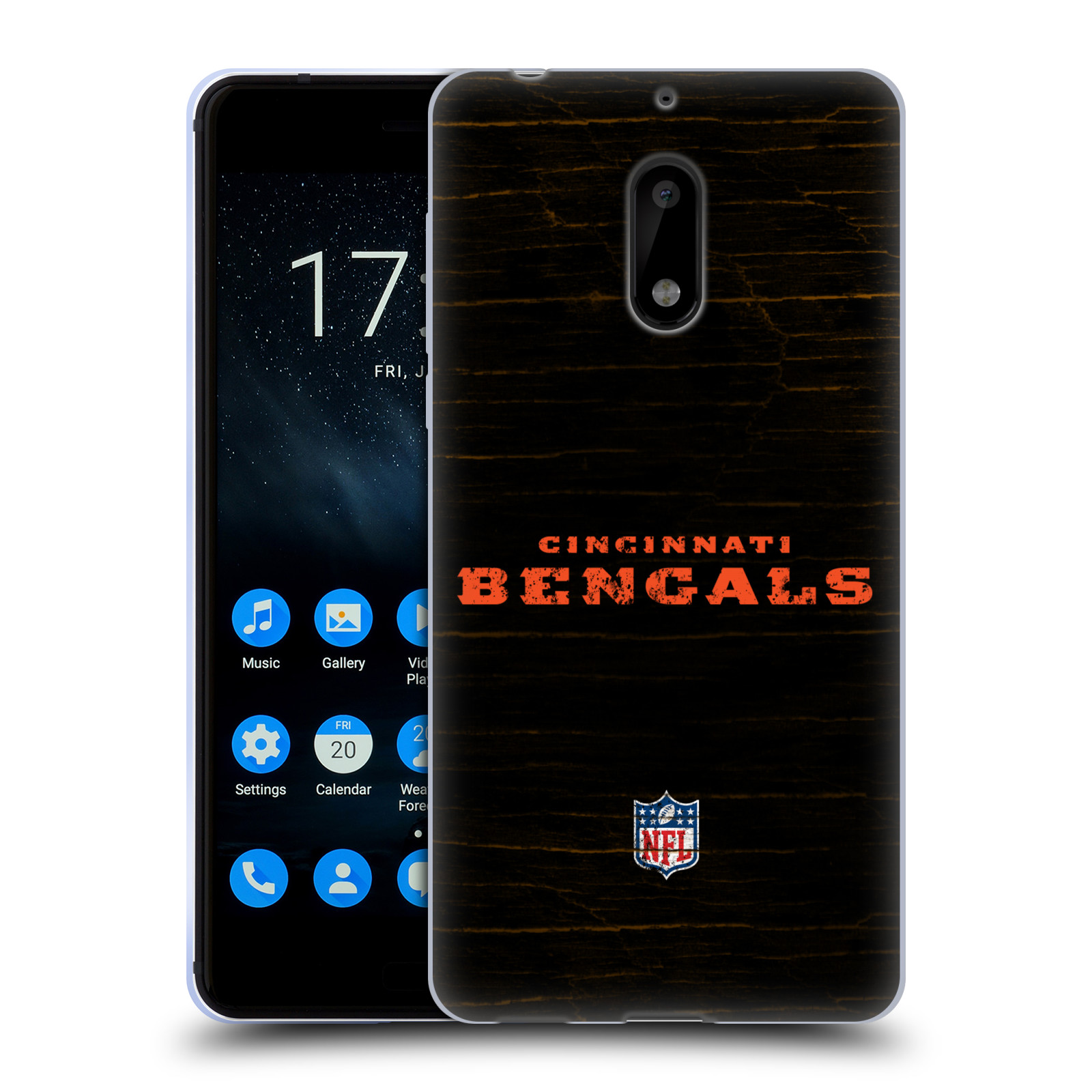 OFFICIAL NFL CINCINNATI BENGALS LOGO SOFT GEL CASE FOR NOKIA PHONES 1 - Picture 10 of 14