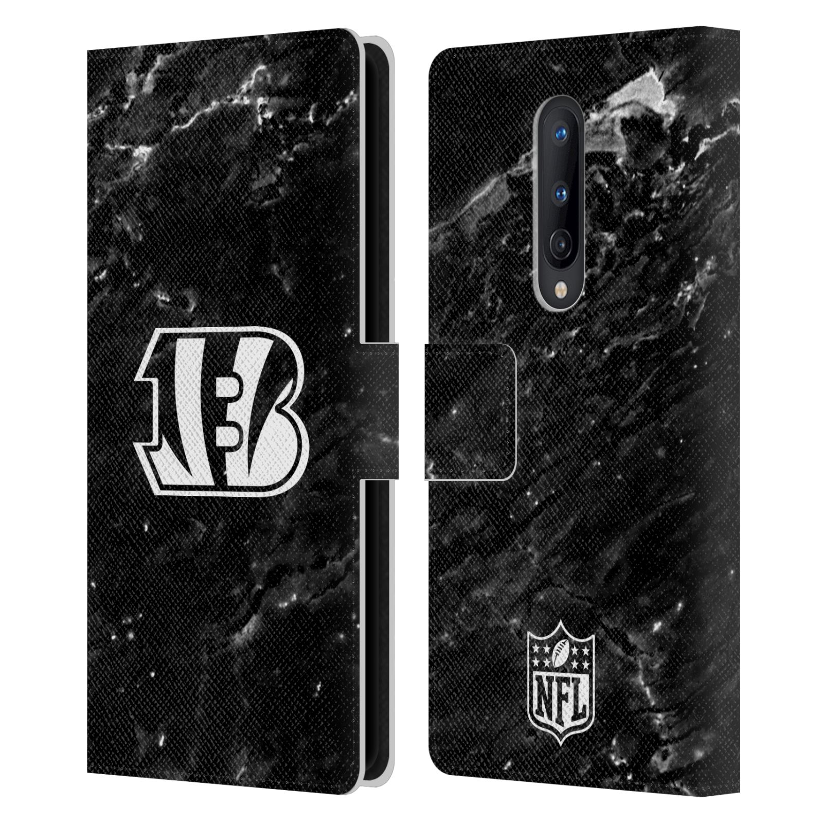 OFFICIAL NFL CINCINNATI BENGALS ARTWORK LEATHER BOOK CASE FOR ONEPLUS PHONES - Picture 8 of 10